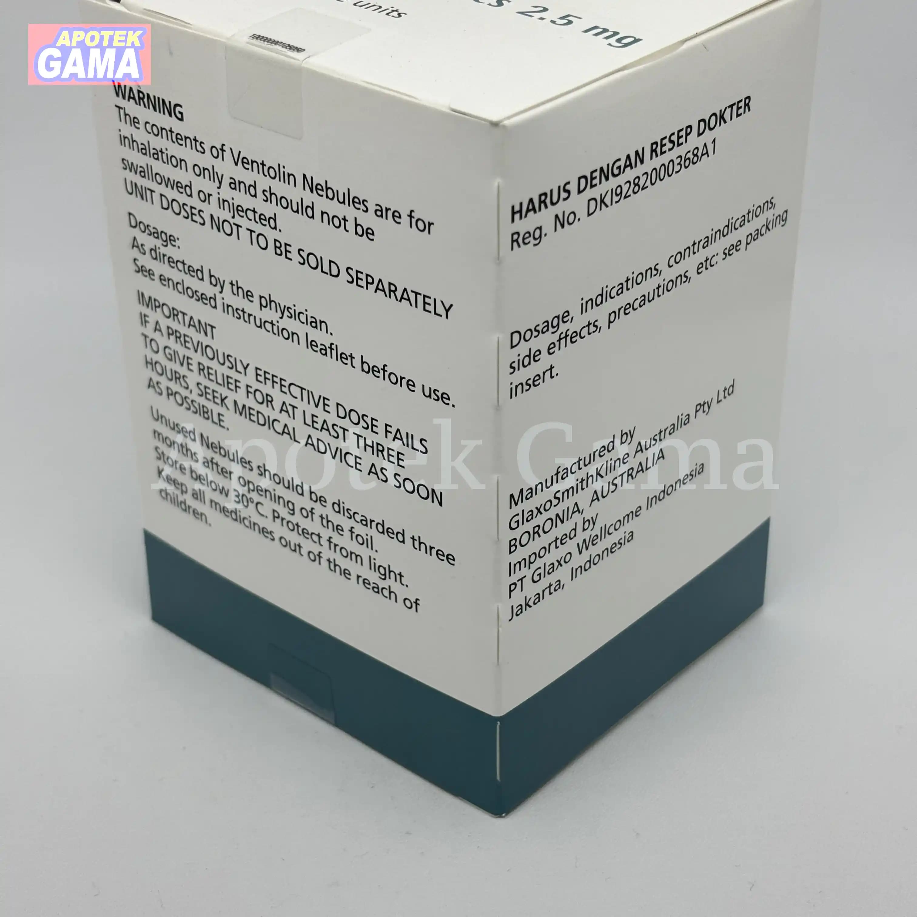 VENTOLIN NEBULES 5