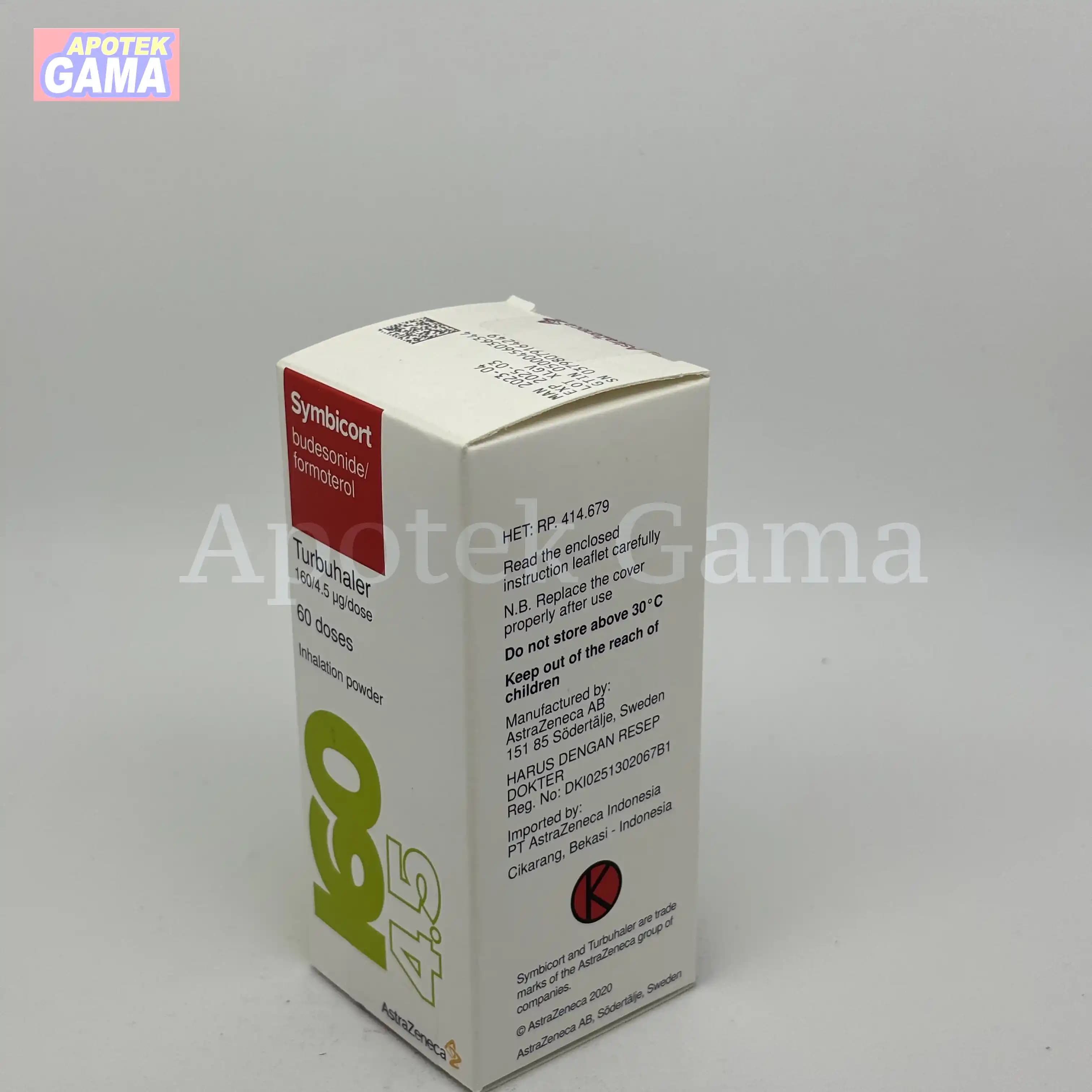 SYMBICORT TURBOHALER 160/4.5UG 60DOSES