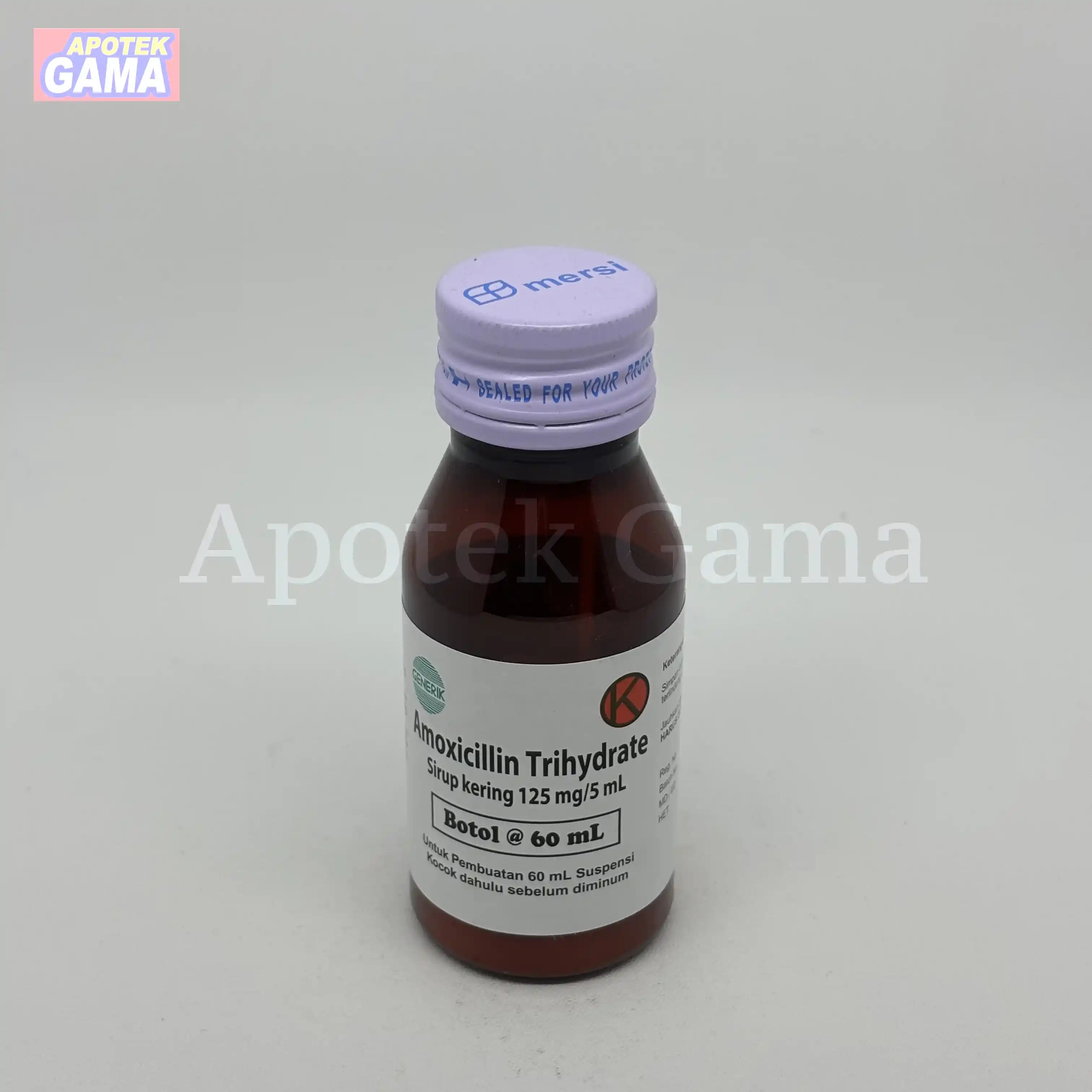 AMOXICILLIN F 60ML SYR (GEN) 5