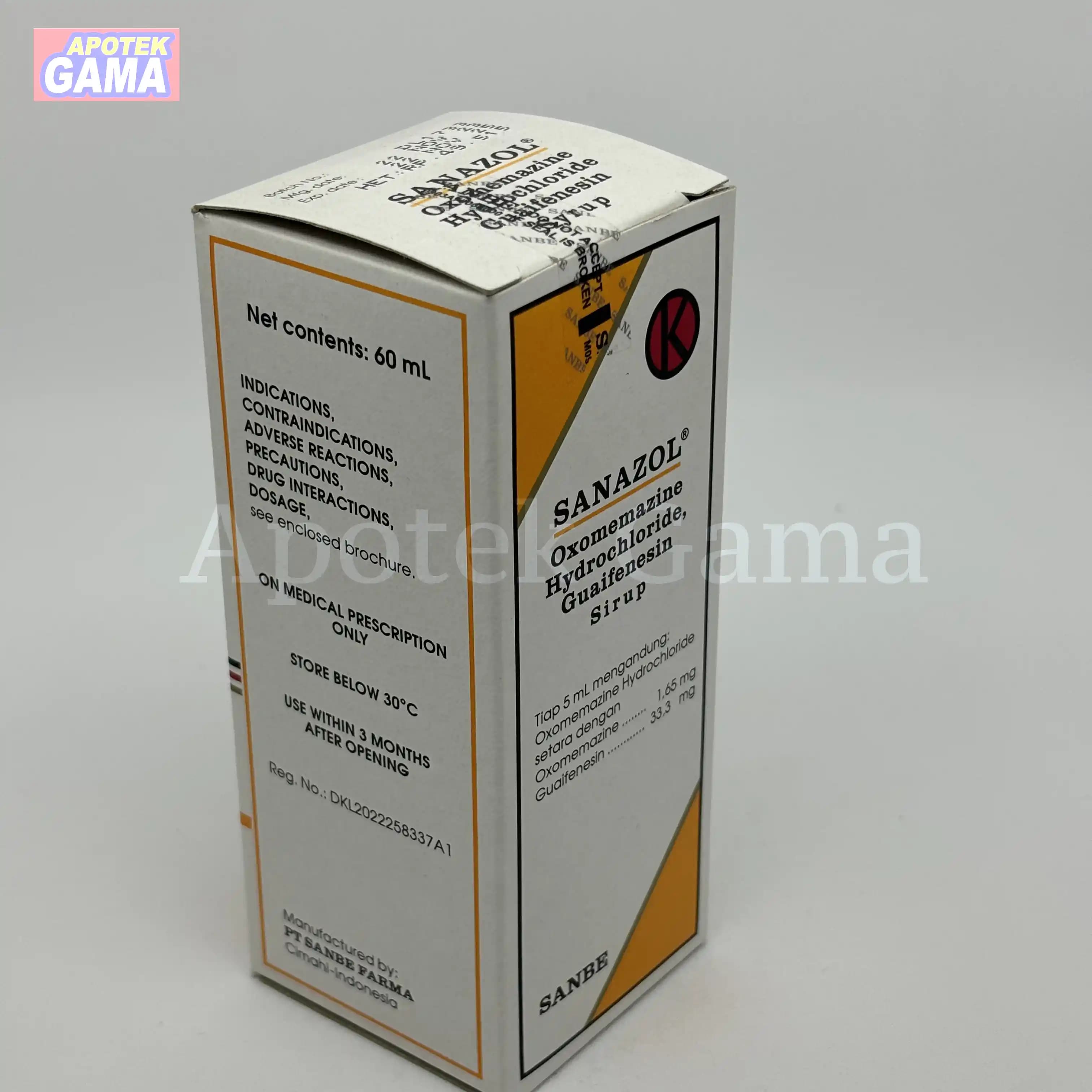 SANAZOL SYRUP  3