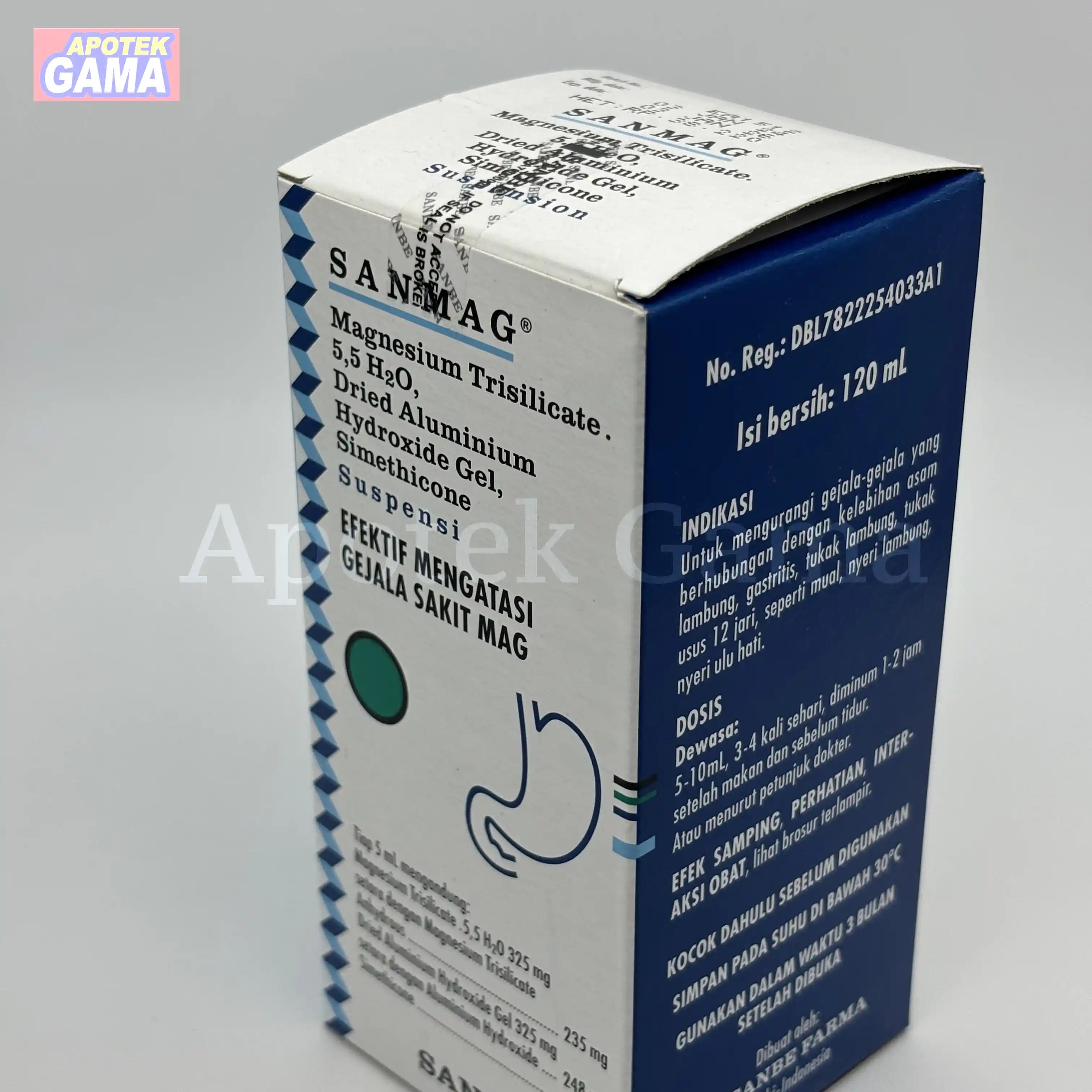 SANMAG SYR 120 ML 5