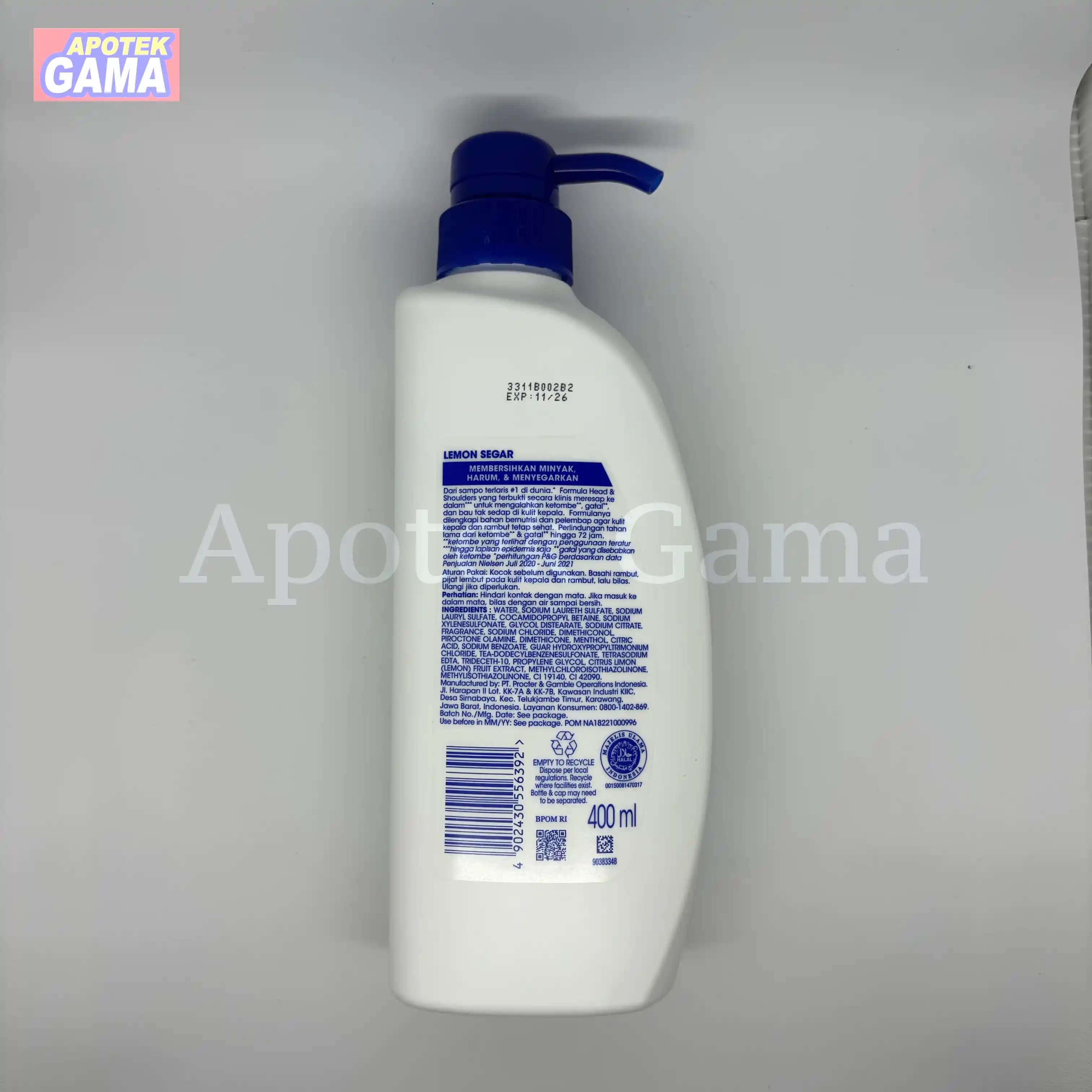 HEAD AND SHOULDERS LEMON 400 ML 4