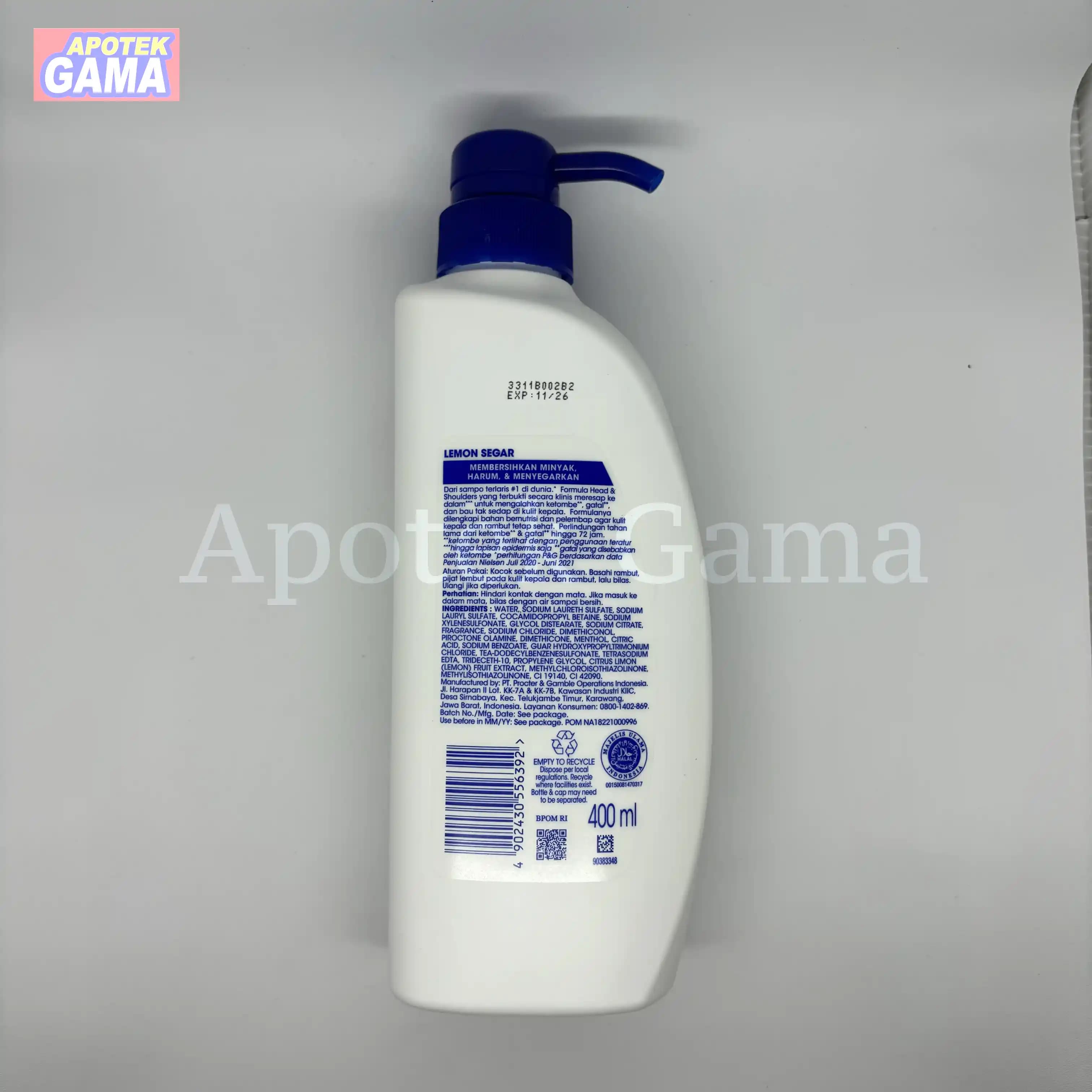 HEAD AND SHOULDERS LEMON 400 ML 5