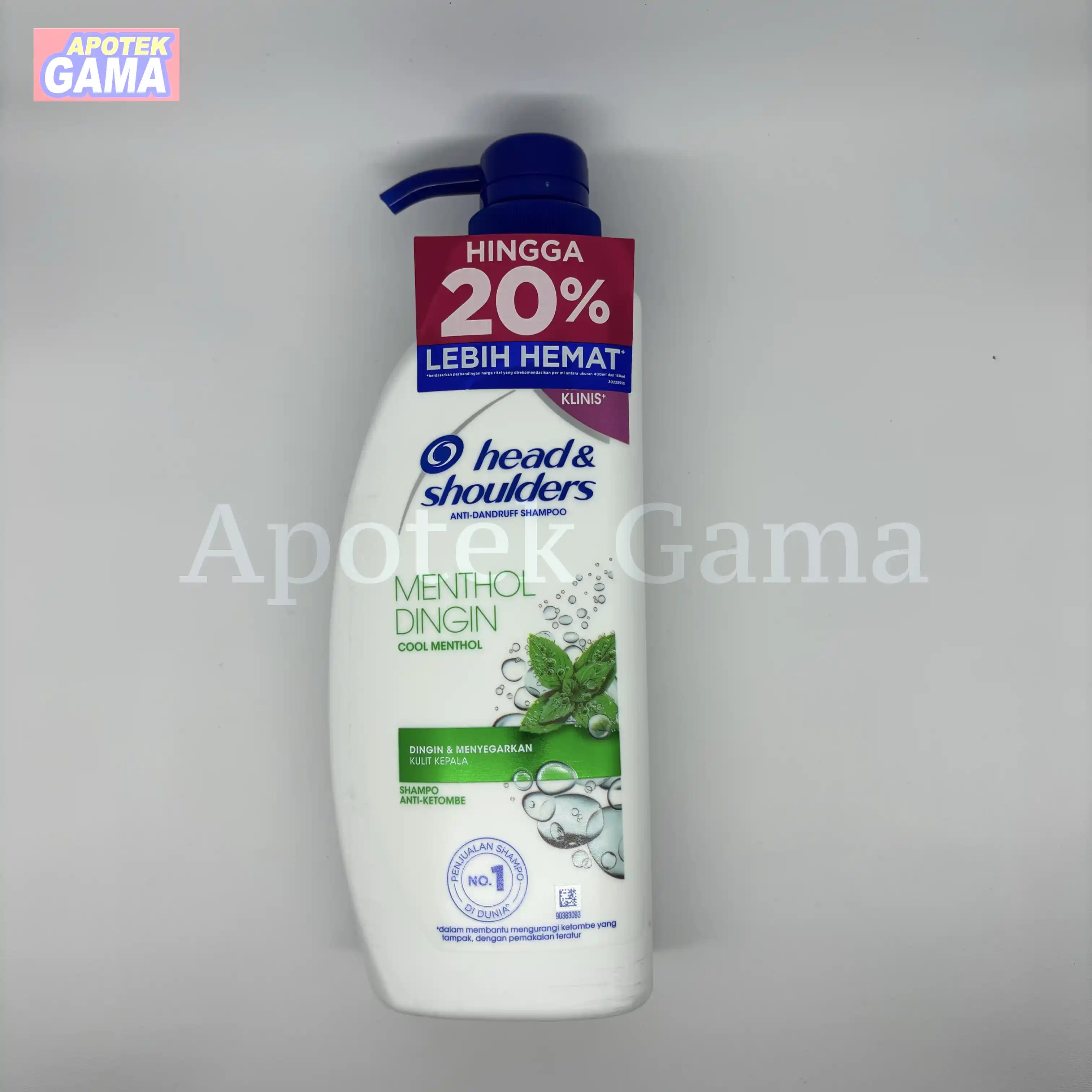 HEAD AND SHOULDERS MENTOL 400 ML 2