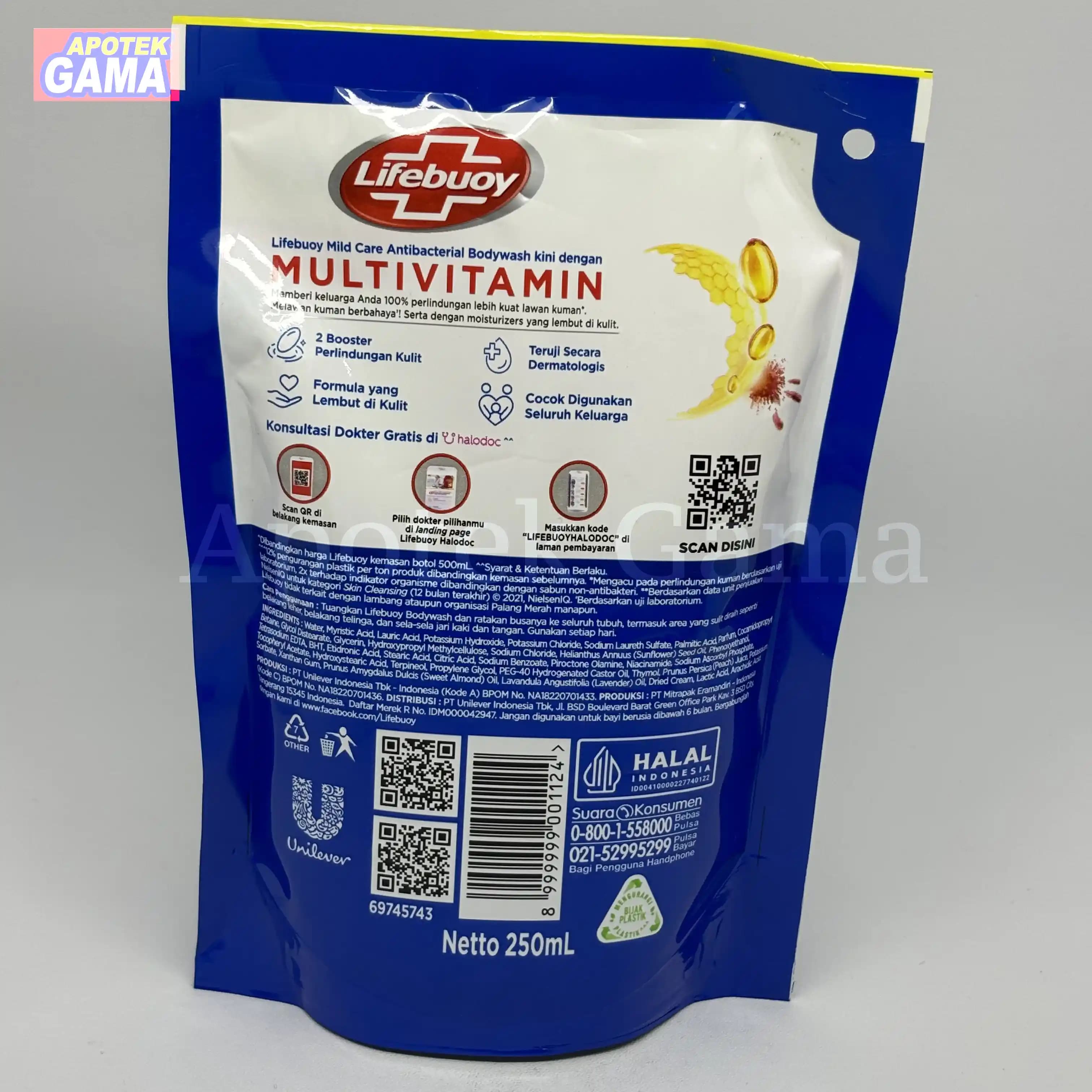 LIFEBOUY BW MILD CARE REFIL 250ML 4