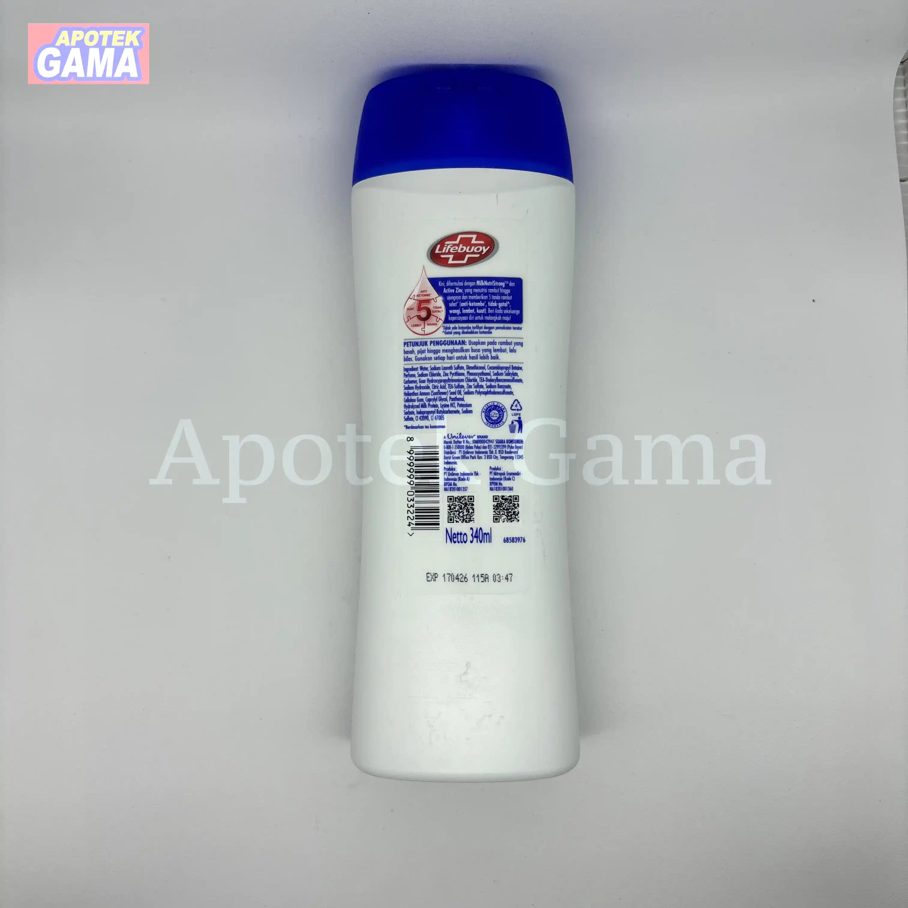 LIFEBUOY SHAMPO ANTI KETOMBE 340 ML 3
