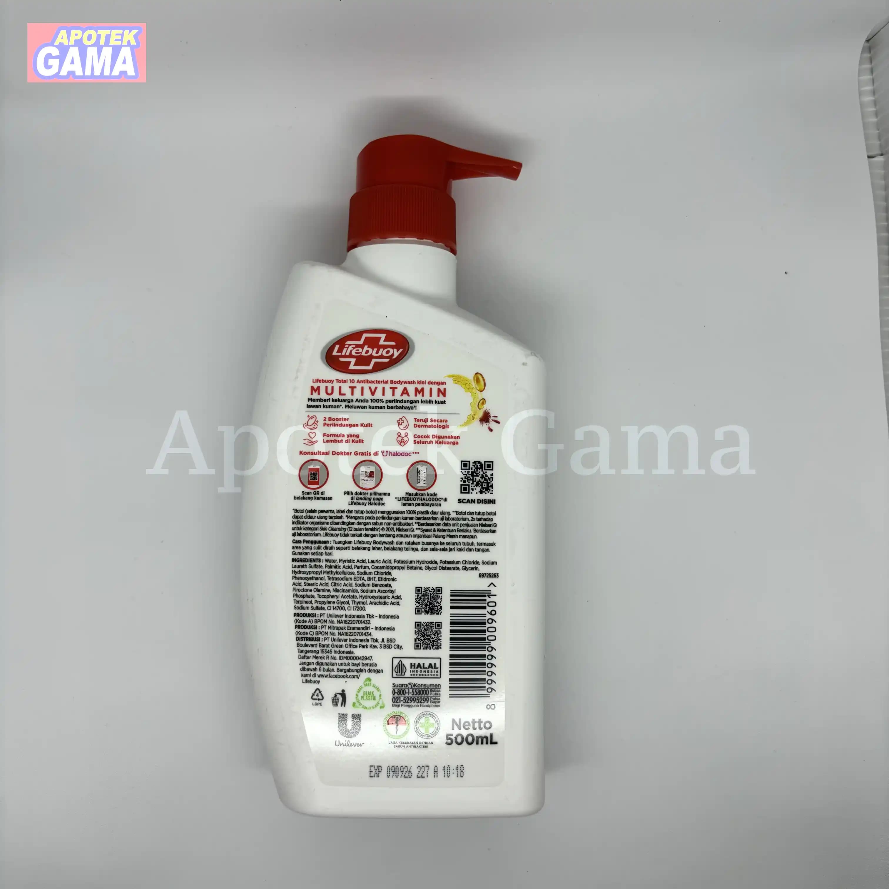 LIFEBUOY BODY WASH TOTAL 10 500 ML 2