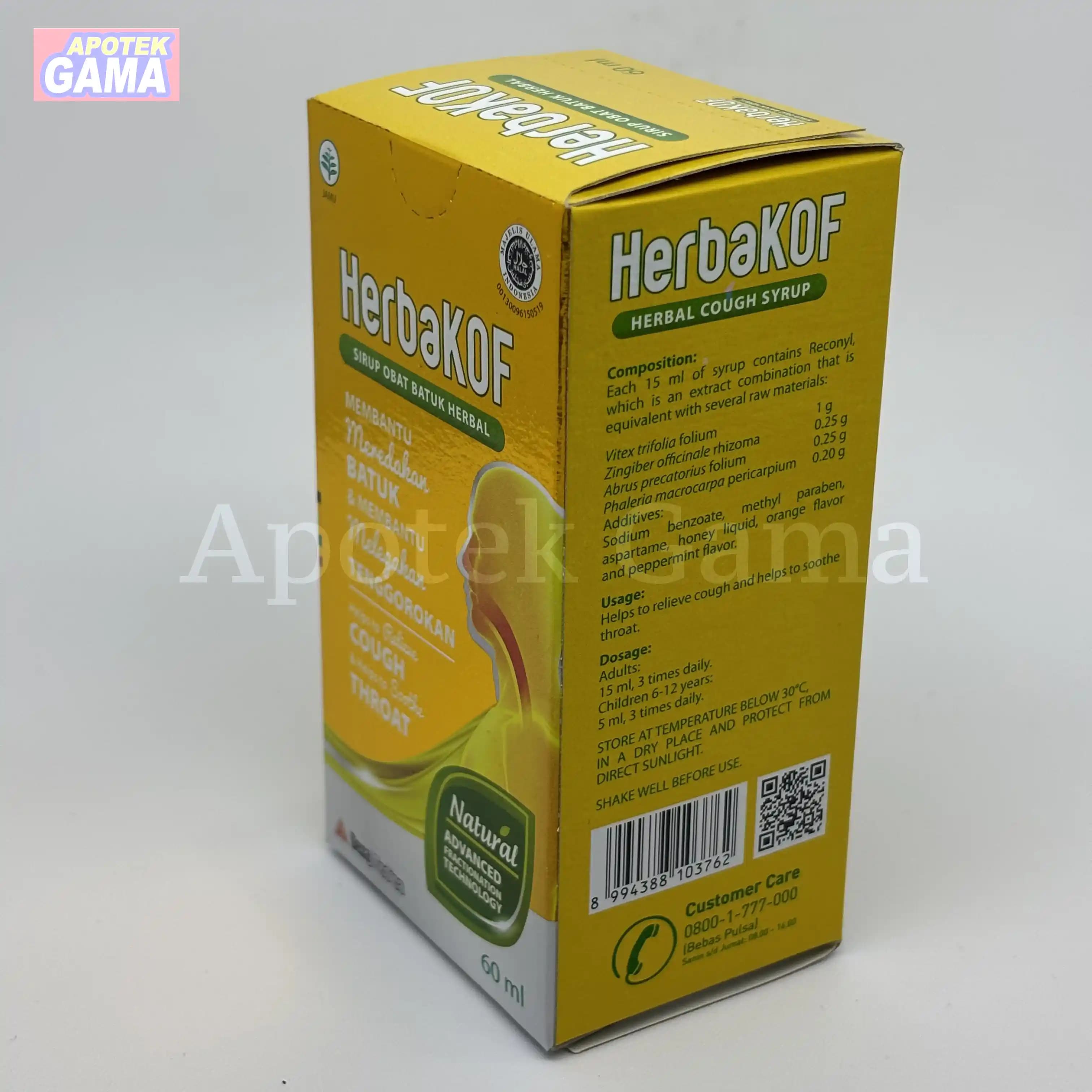 HERBAKOF NATURAL 60 ML