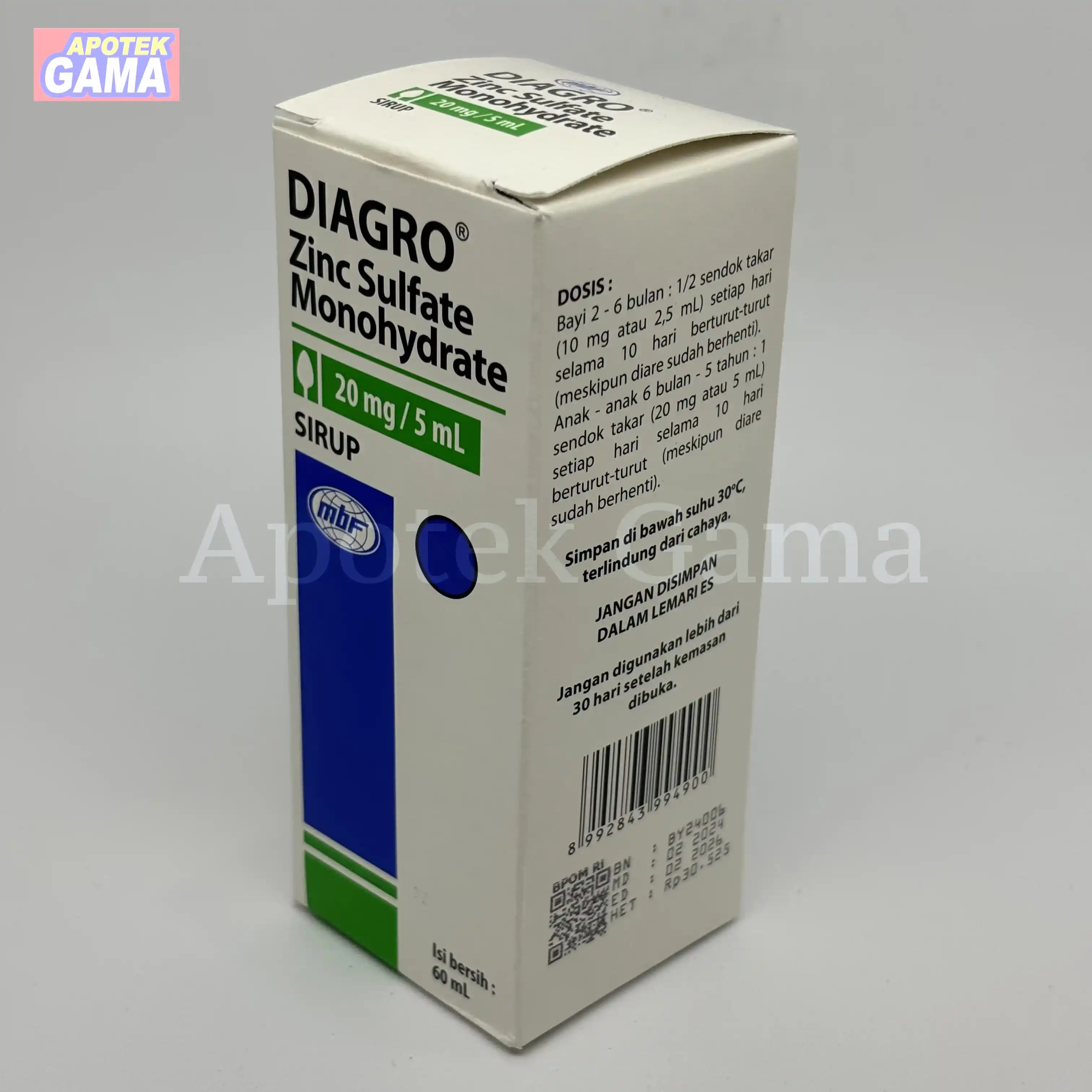 DIAGRO SYR 60ML 3