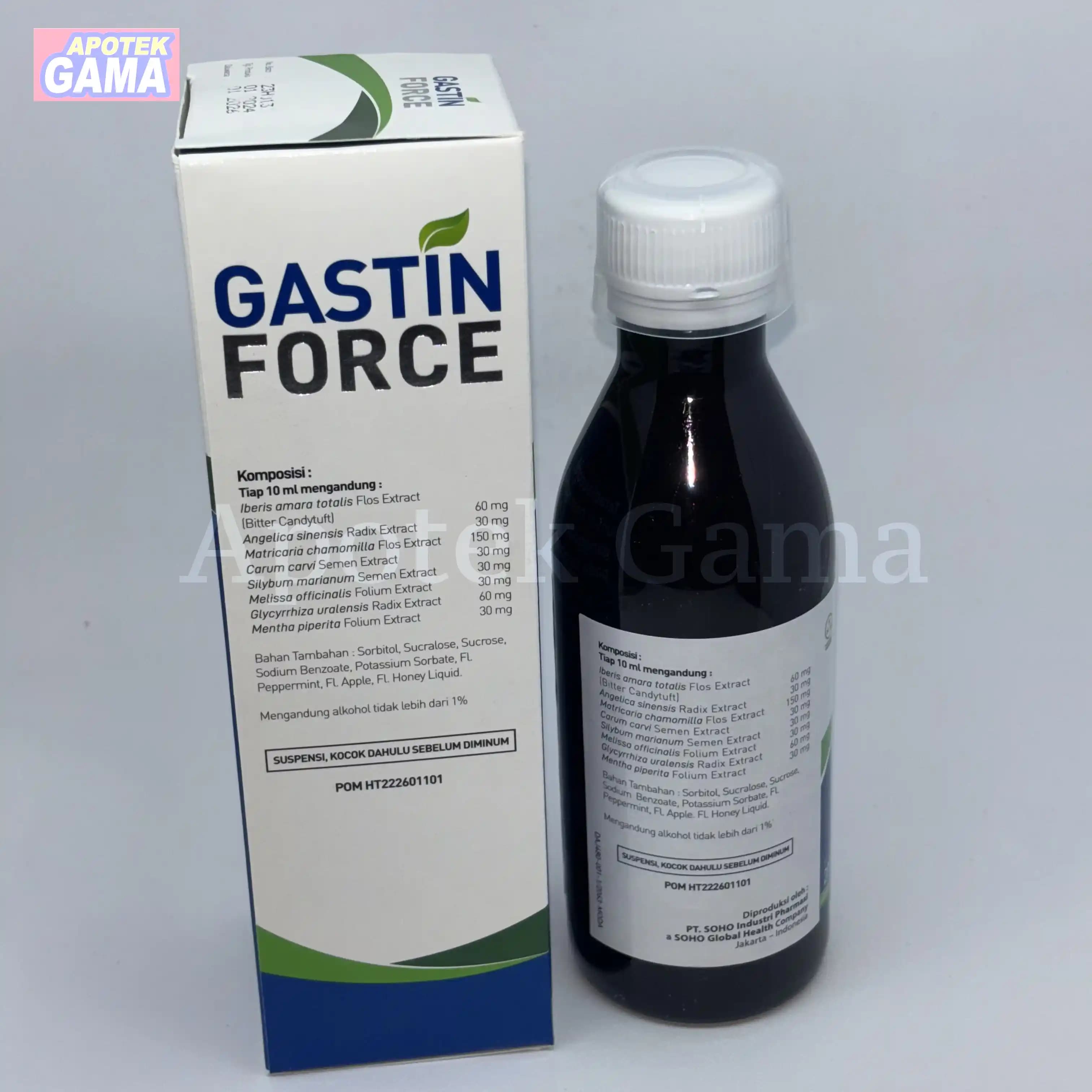 GASTIN FORCE SYRUP 200ML 2