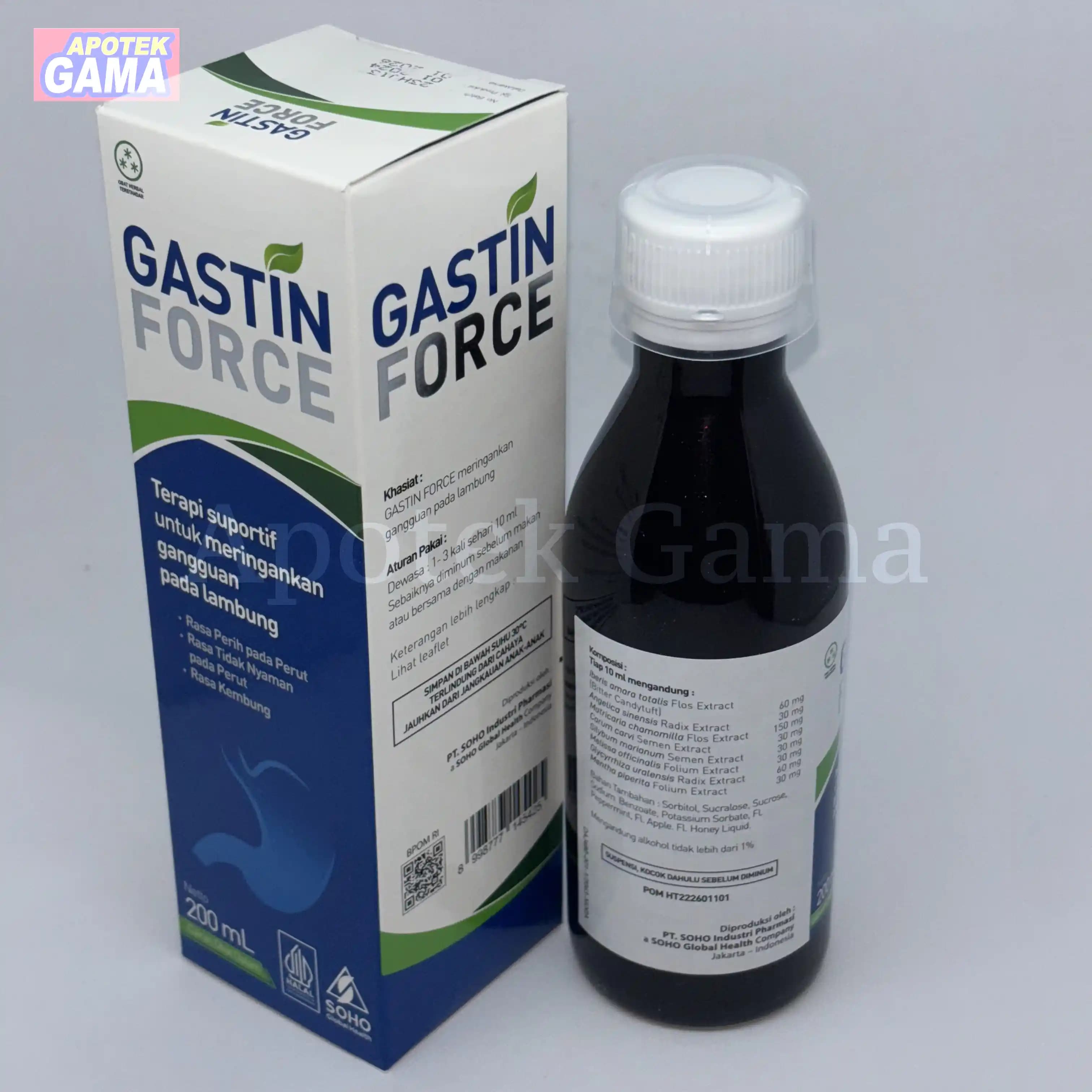 GASTIN FORCE SYRUP 200ML 5