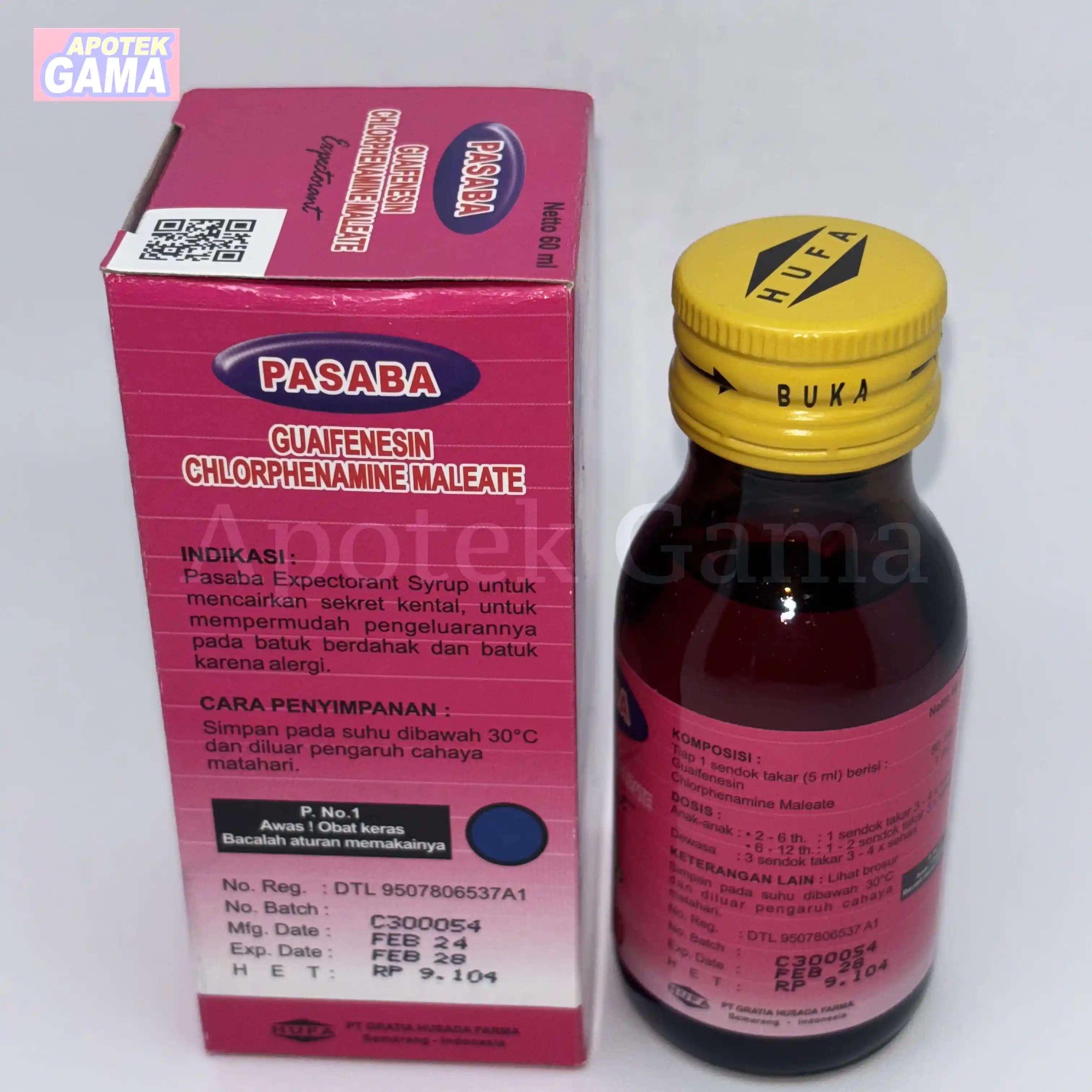 PASABA EXPECTORANT SYR 60 ML 3