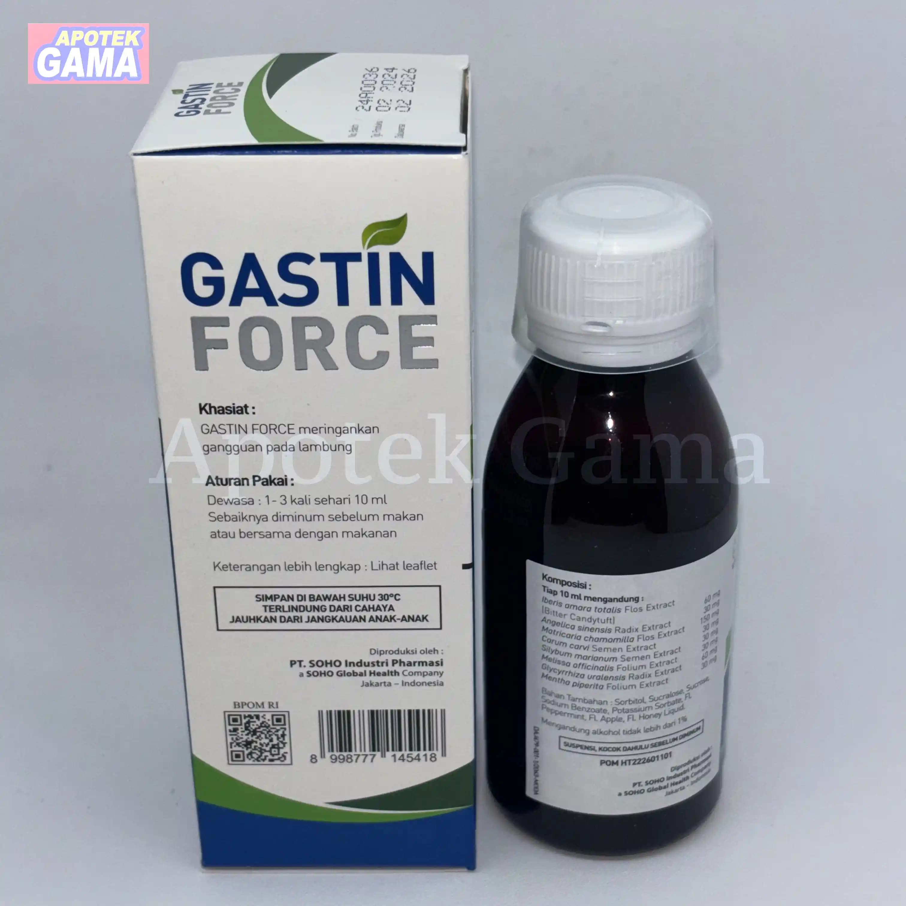 GASTIN FORCE SIRUP 100 ML 5