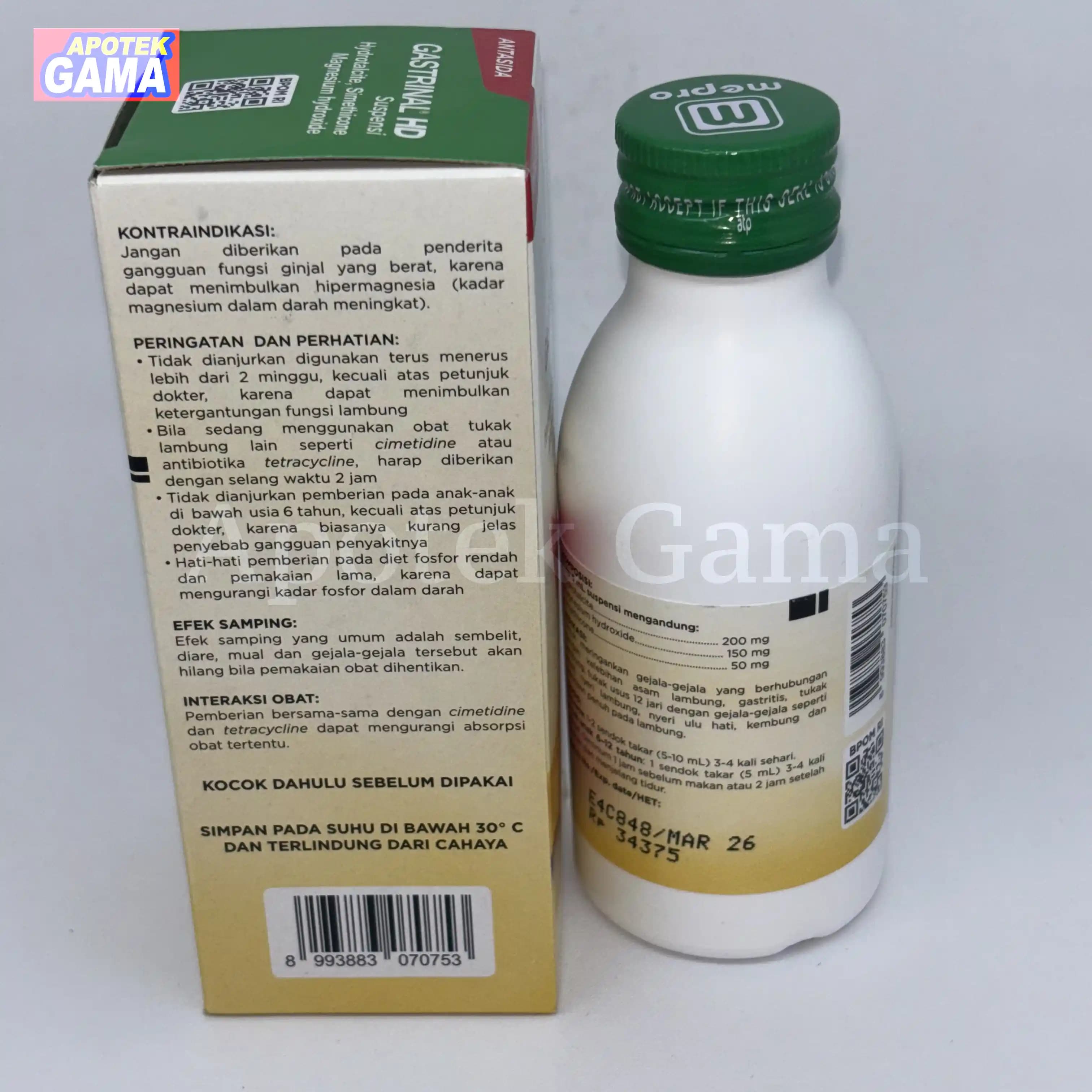GASTRINAL HD SYR 120 ML 3