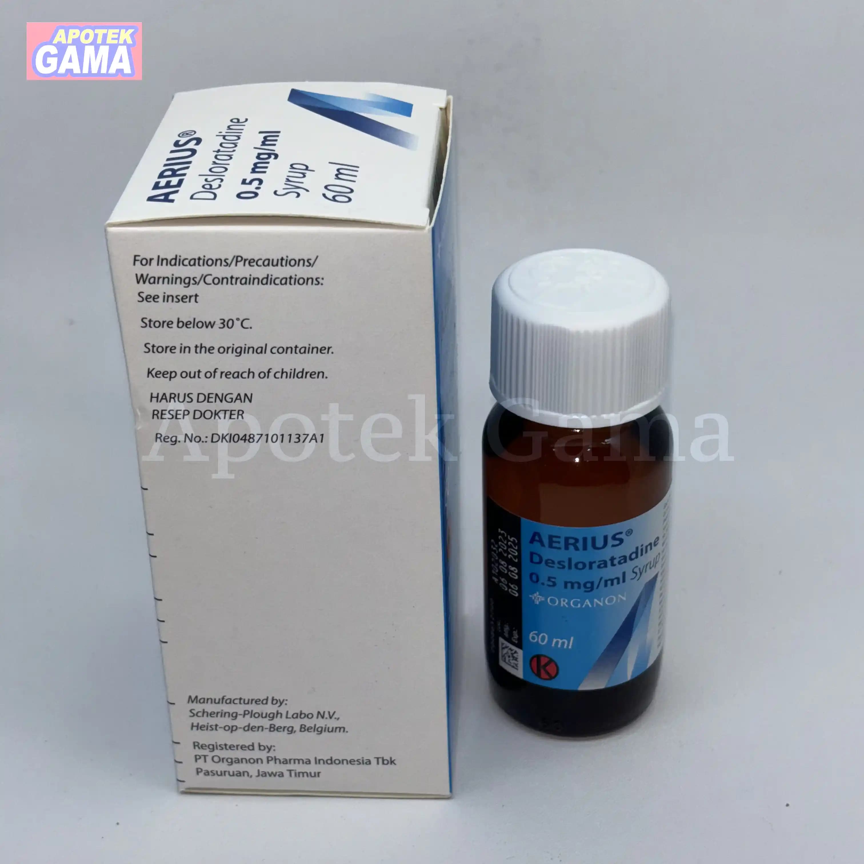 AERIUS SYR (0.5 MG/ML) 60 ML 5