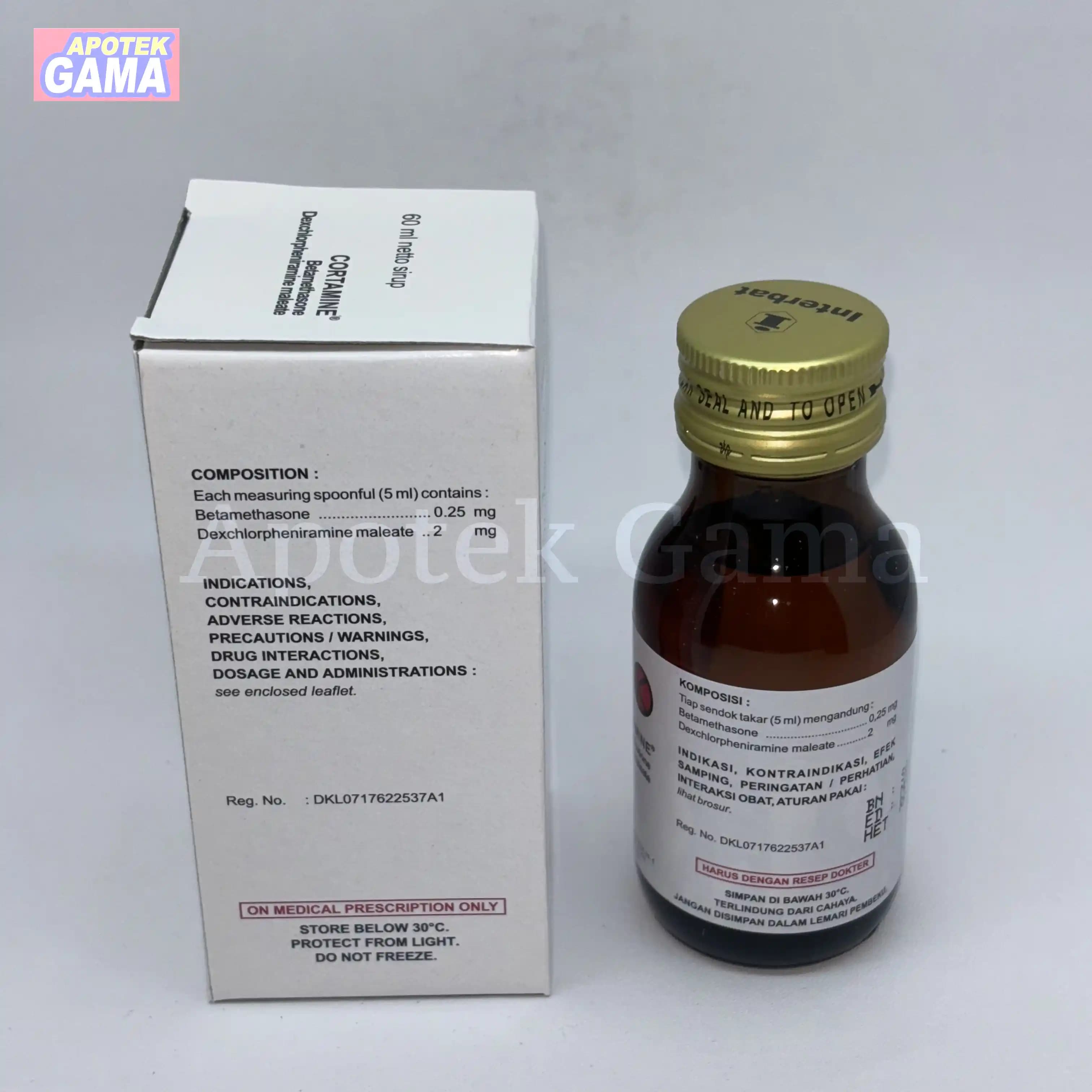 CORTAMINE SYR 60 ML 4
