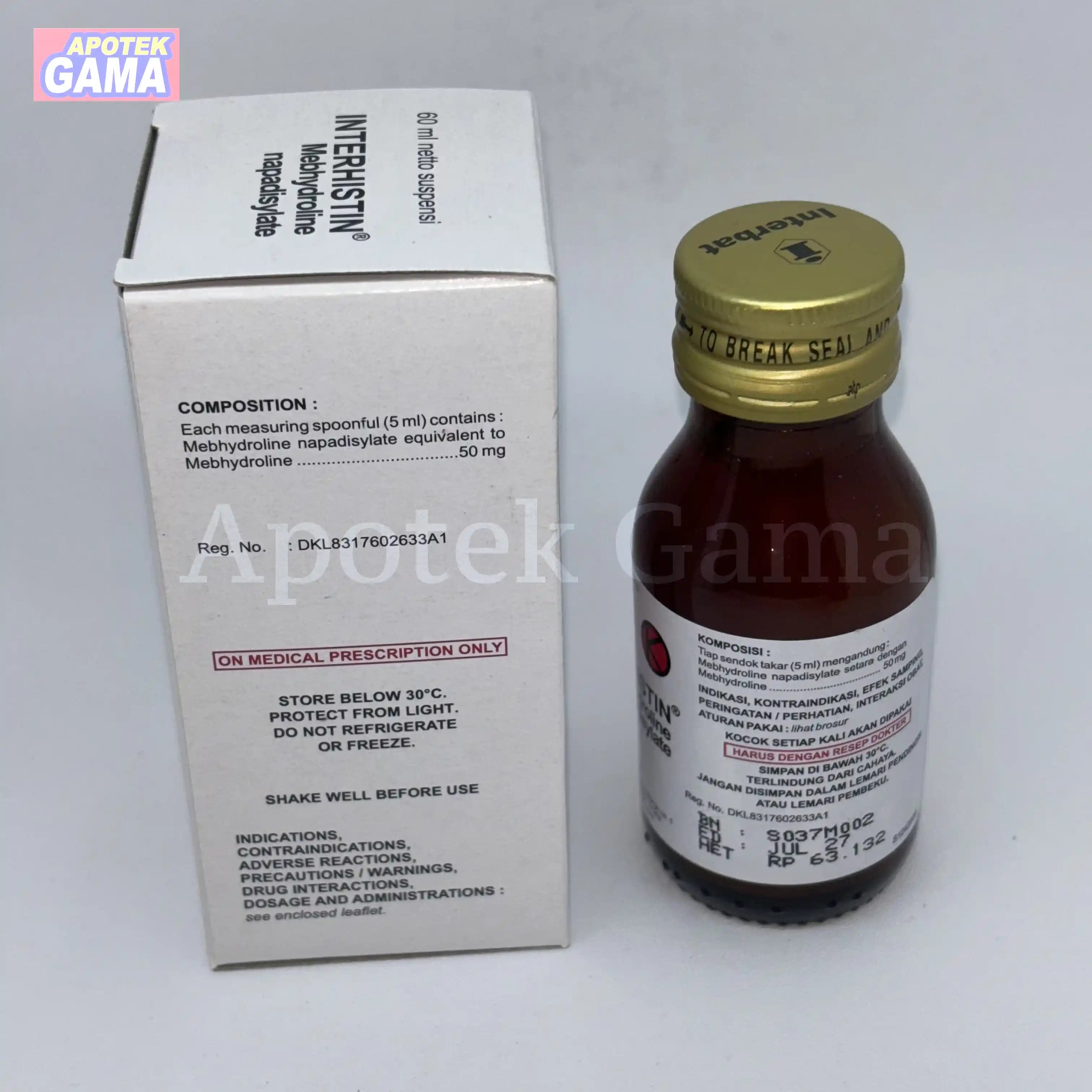INTERHISTIN  SYR 60 ML 3
