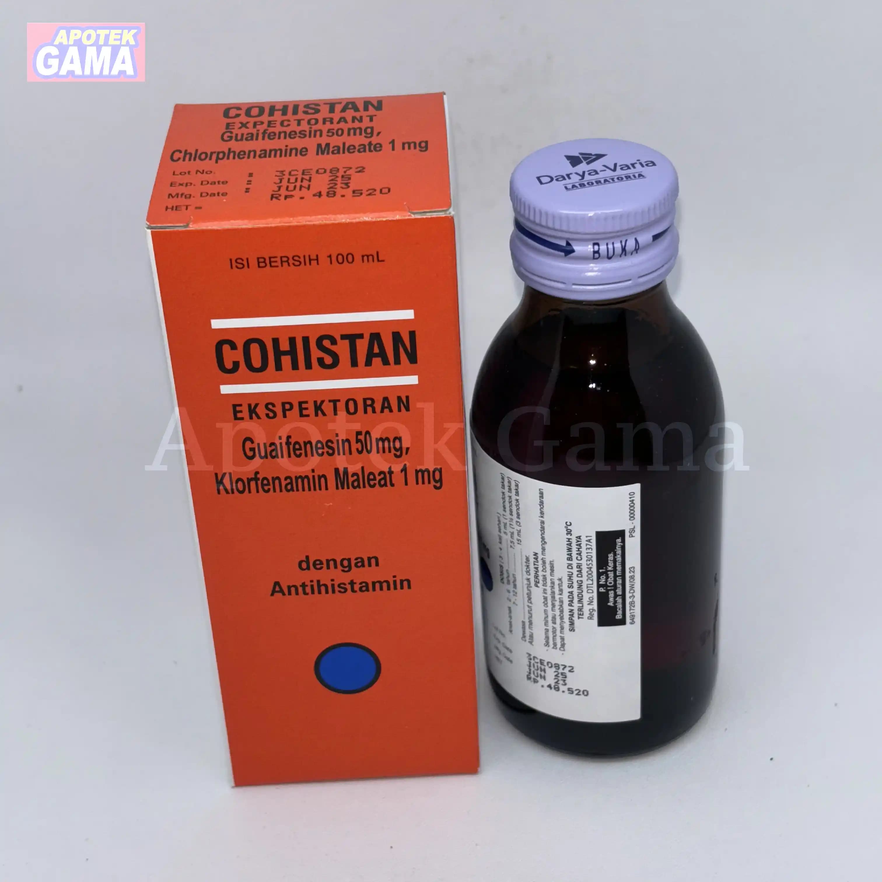 COHISTAN SYR 100 ML 5