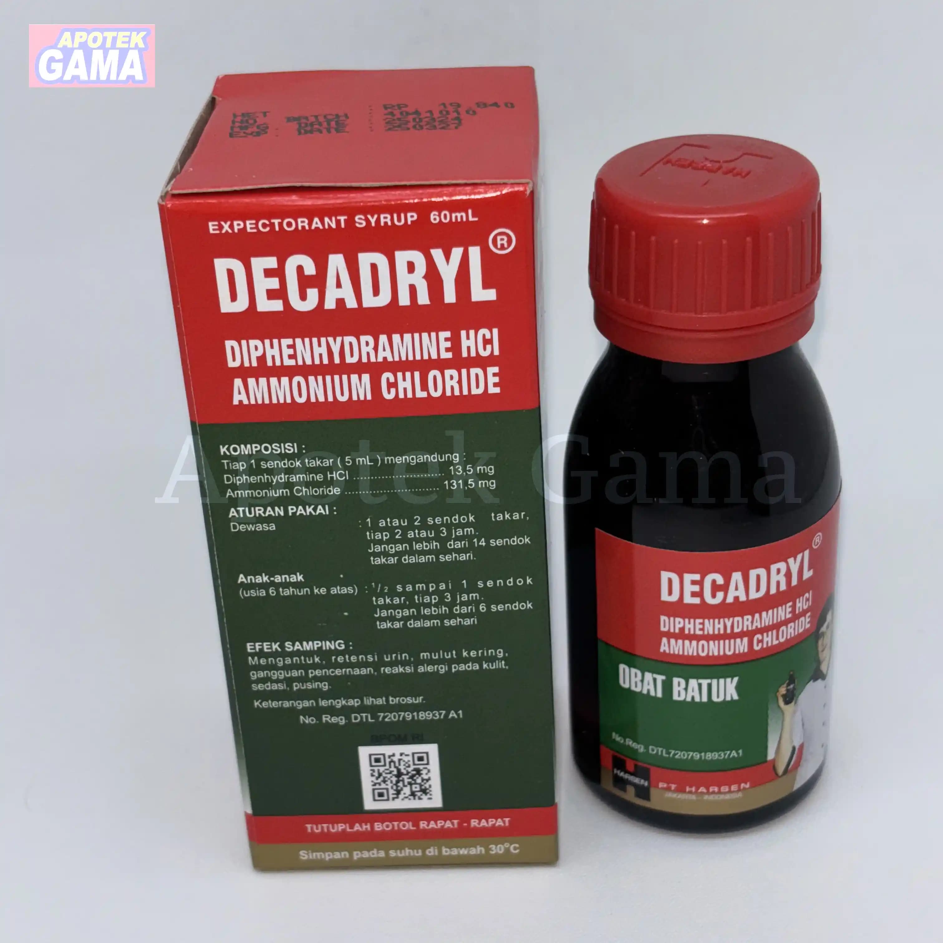 DECADRYL SYR 60 ML