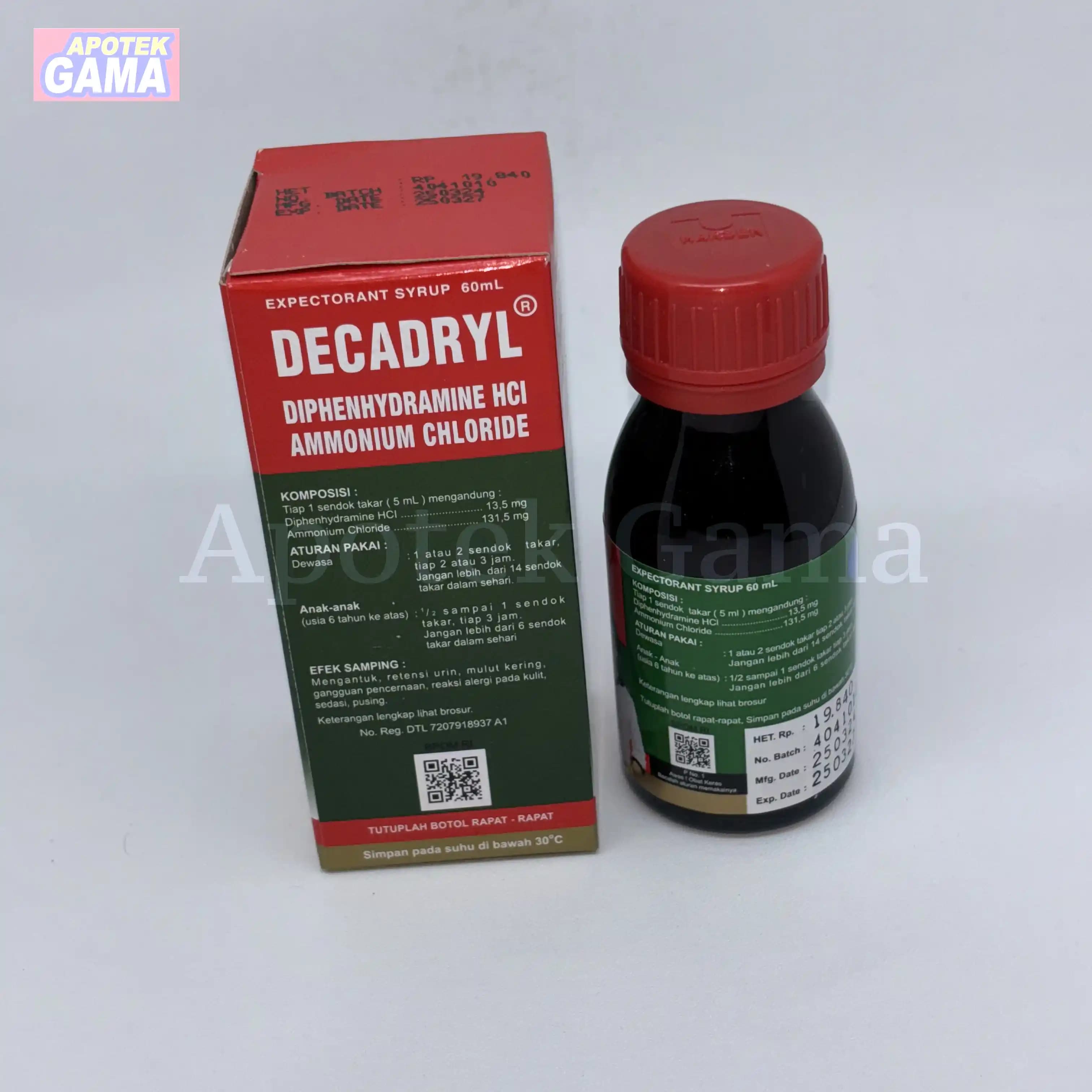 DECADRYL SYR 60 ML 4
