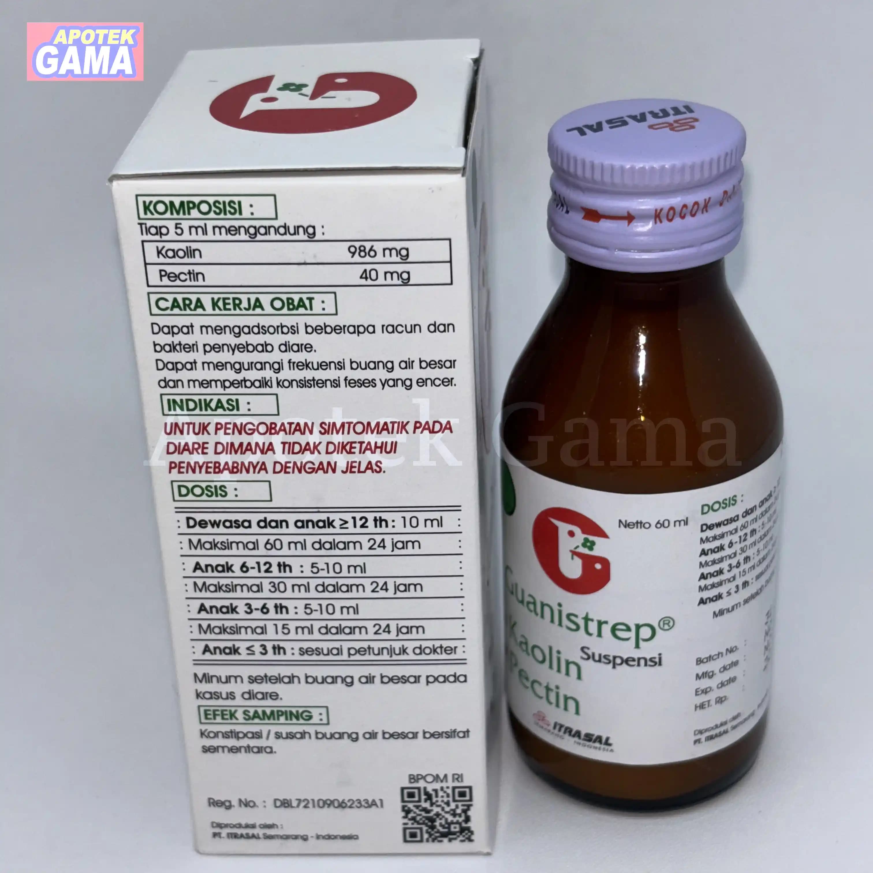 GUANISTREP SYR 60ML 4