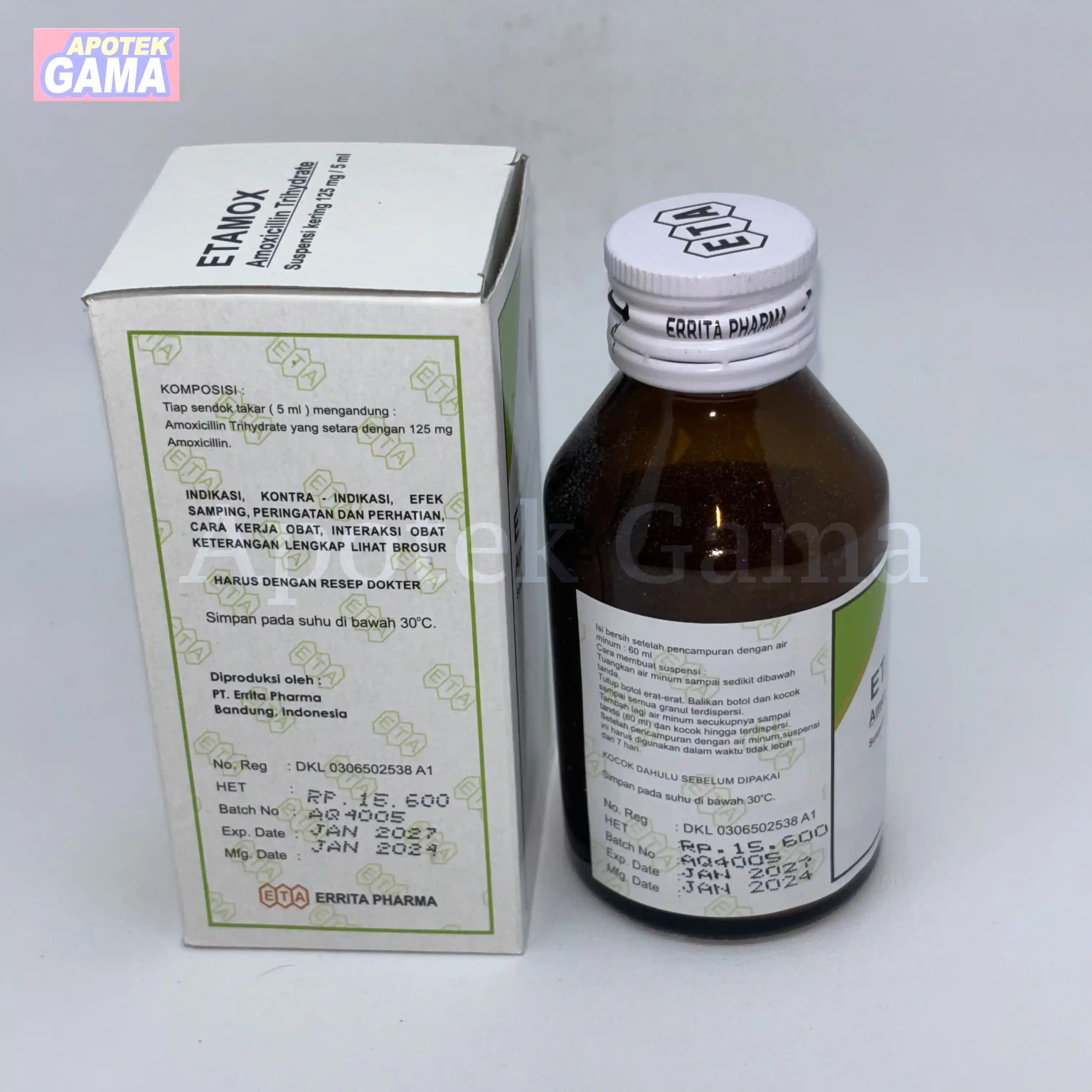 ETAMOX SYRUP  125 MG 60 ML 2