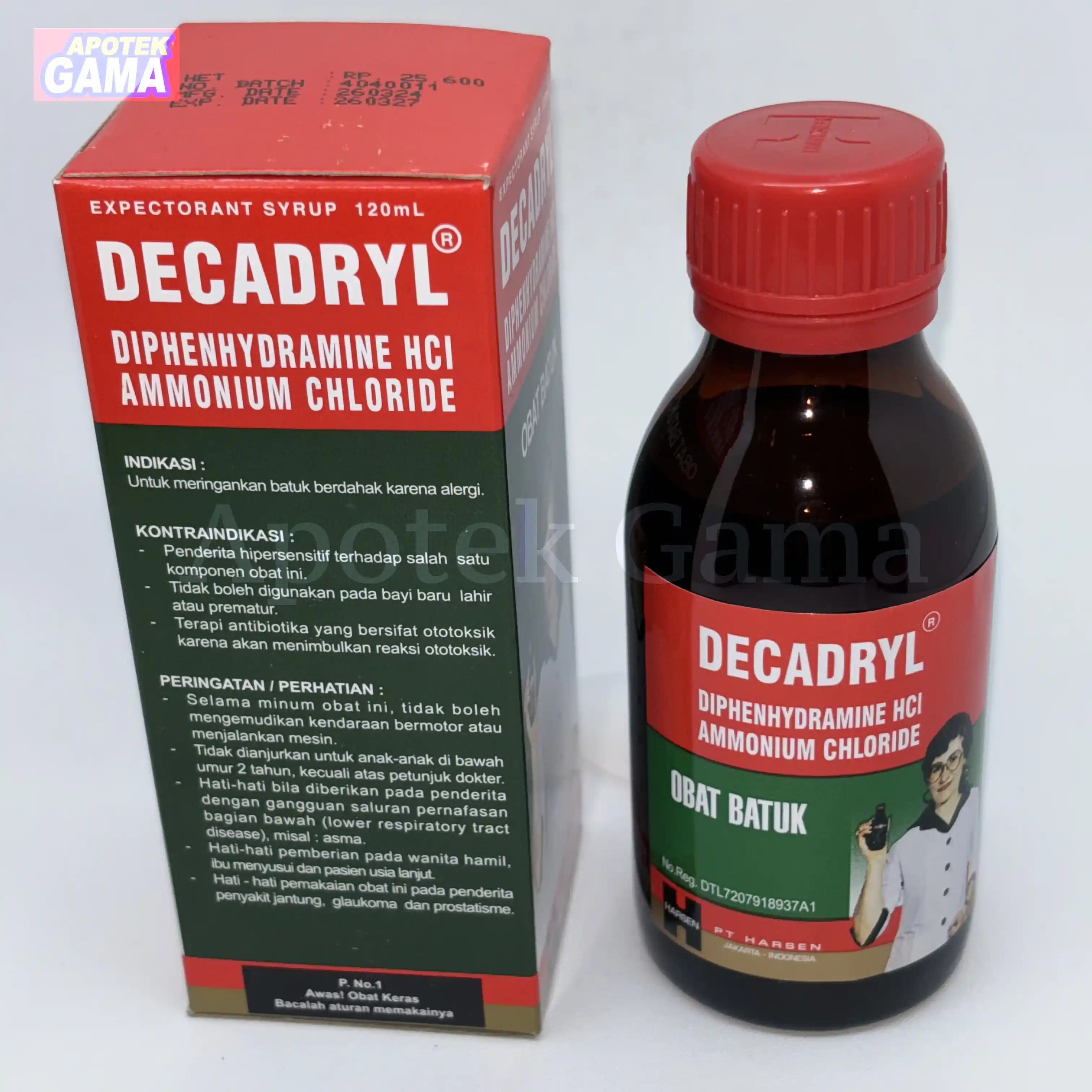 DECADRYL SYR 120 ML 5