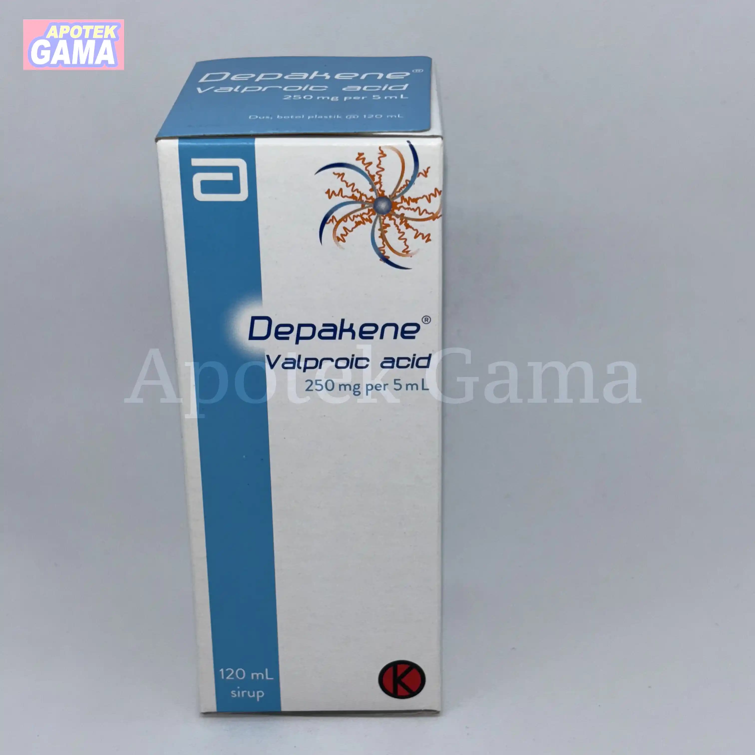 DEPAKENE SYR 250 MG/5 ML 120 ML 2