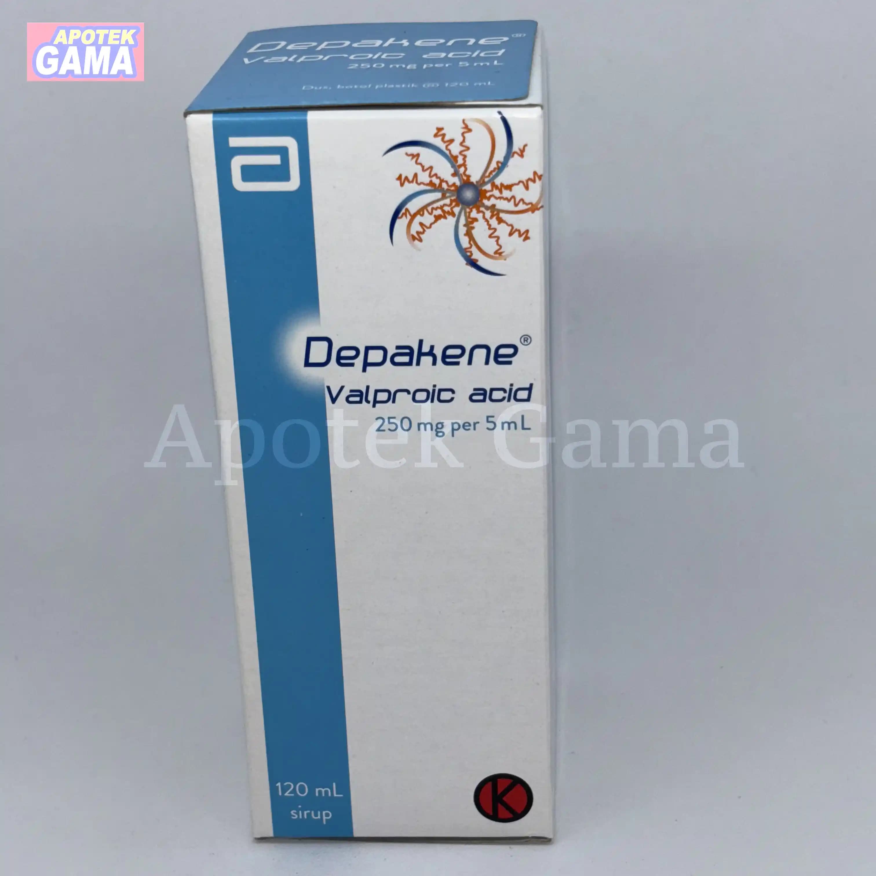 DEPAKENE SYR 250 MG/5 ML 120 ML