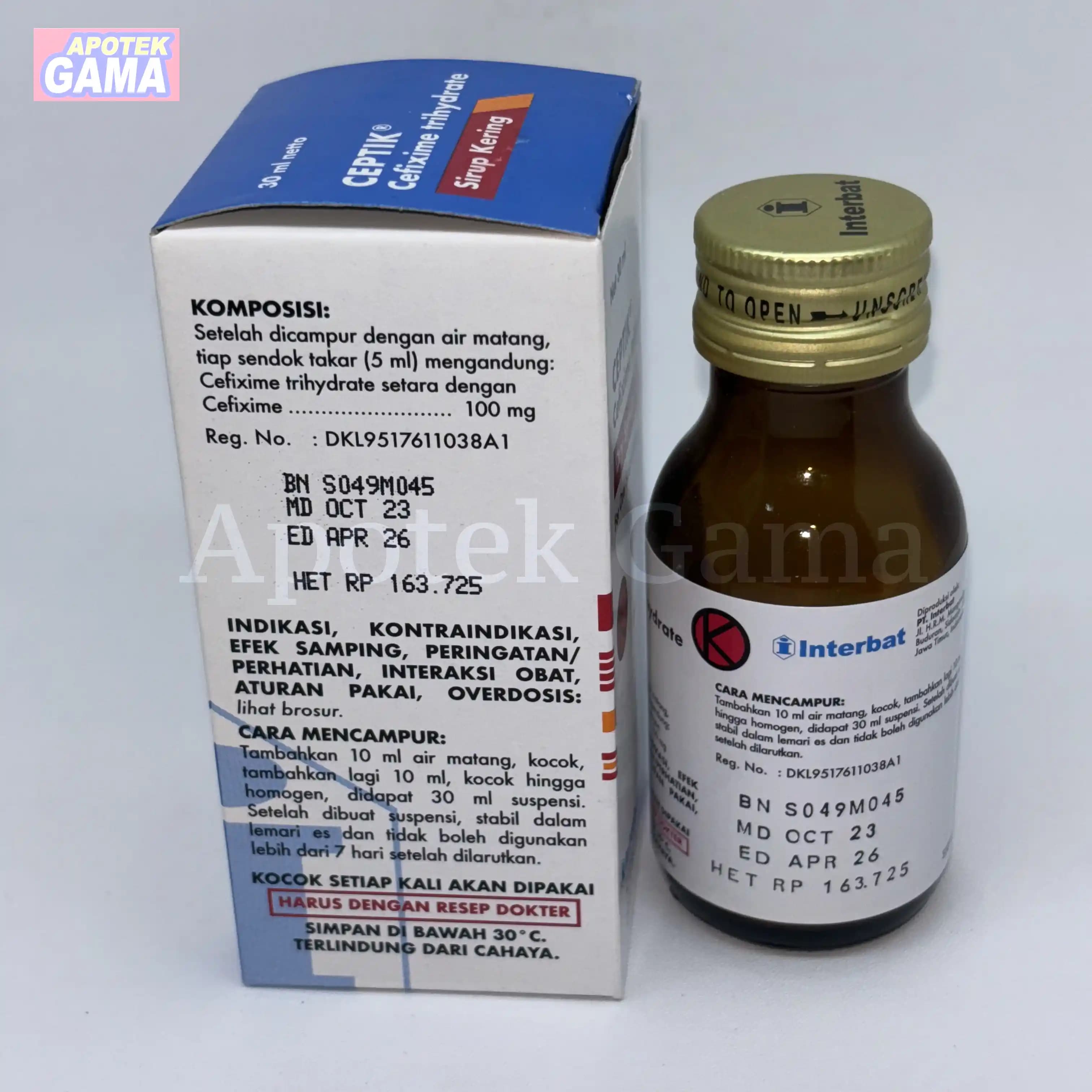 CEPTIK 100 MG