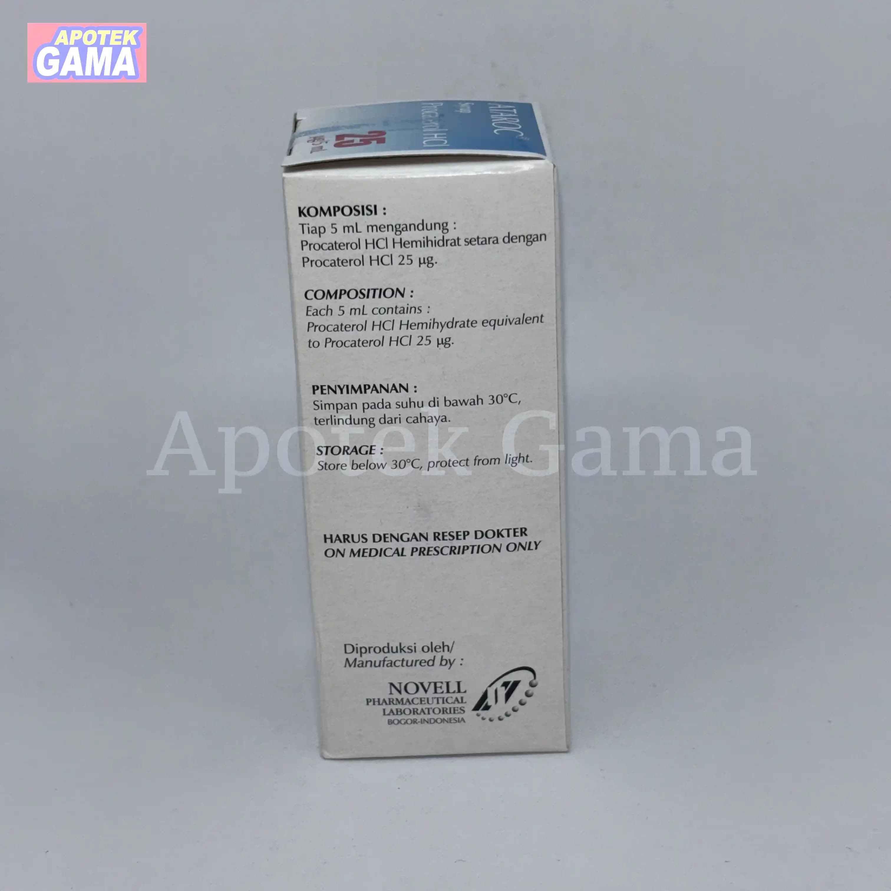 ATAROC SYR 60 ML 5