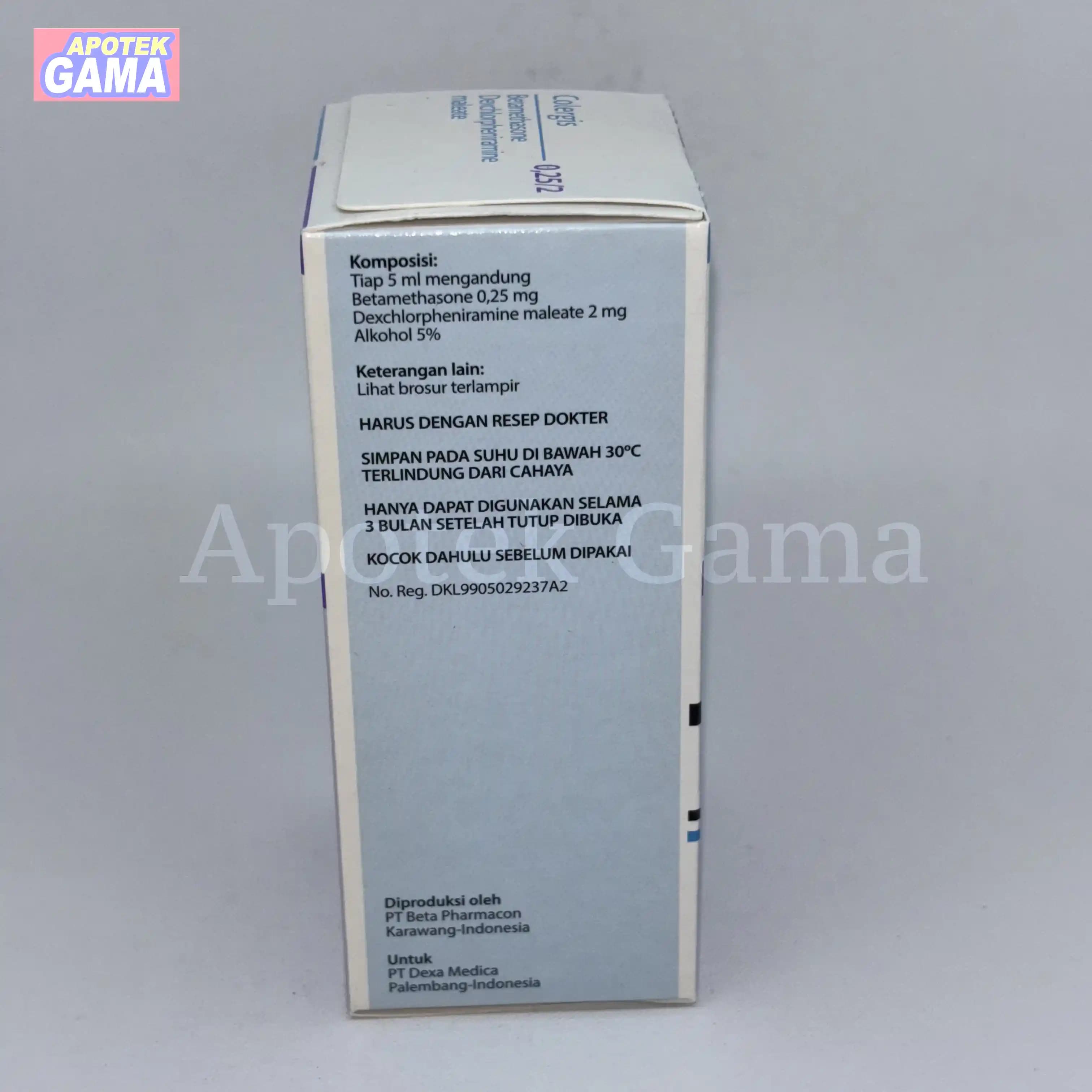 COLERGIS SYR 60 ML 3