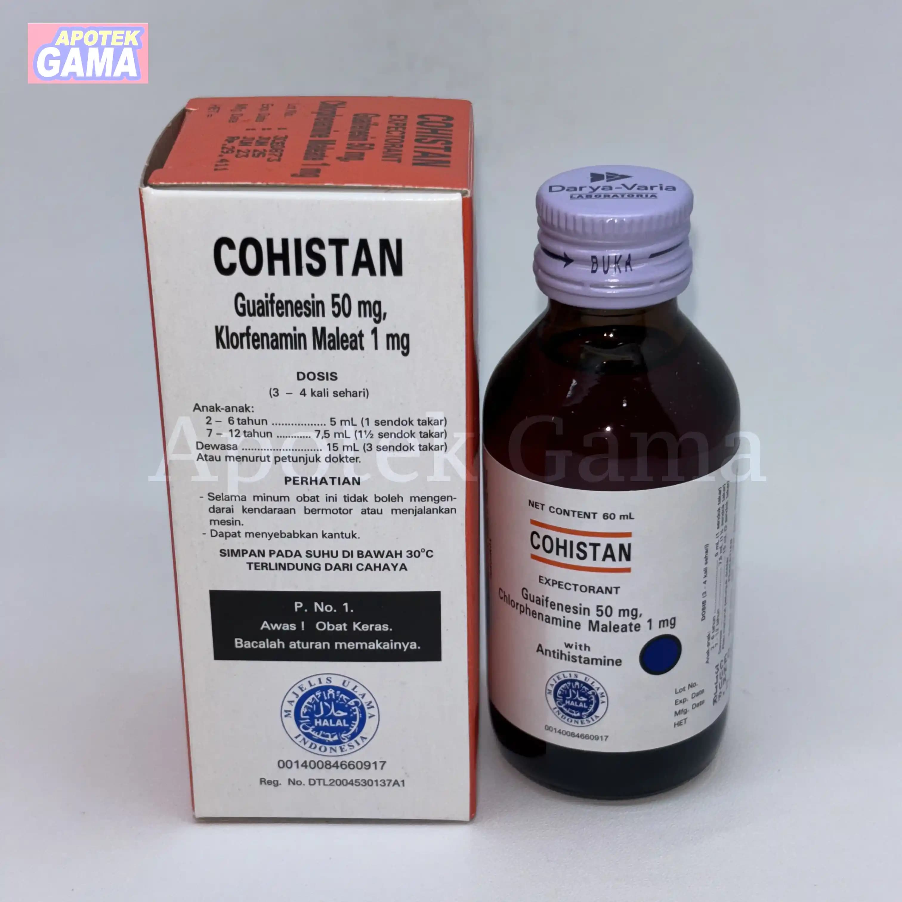 COHISTAN SYR 60 ML