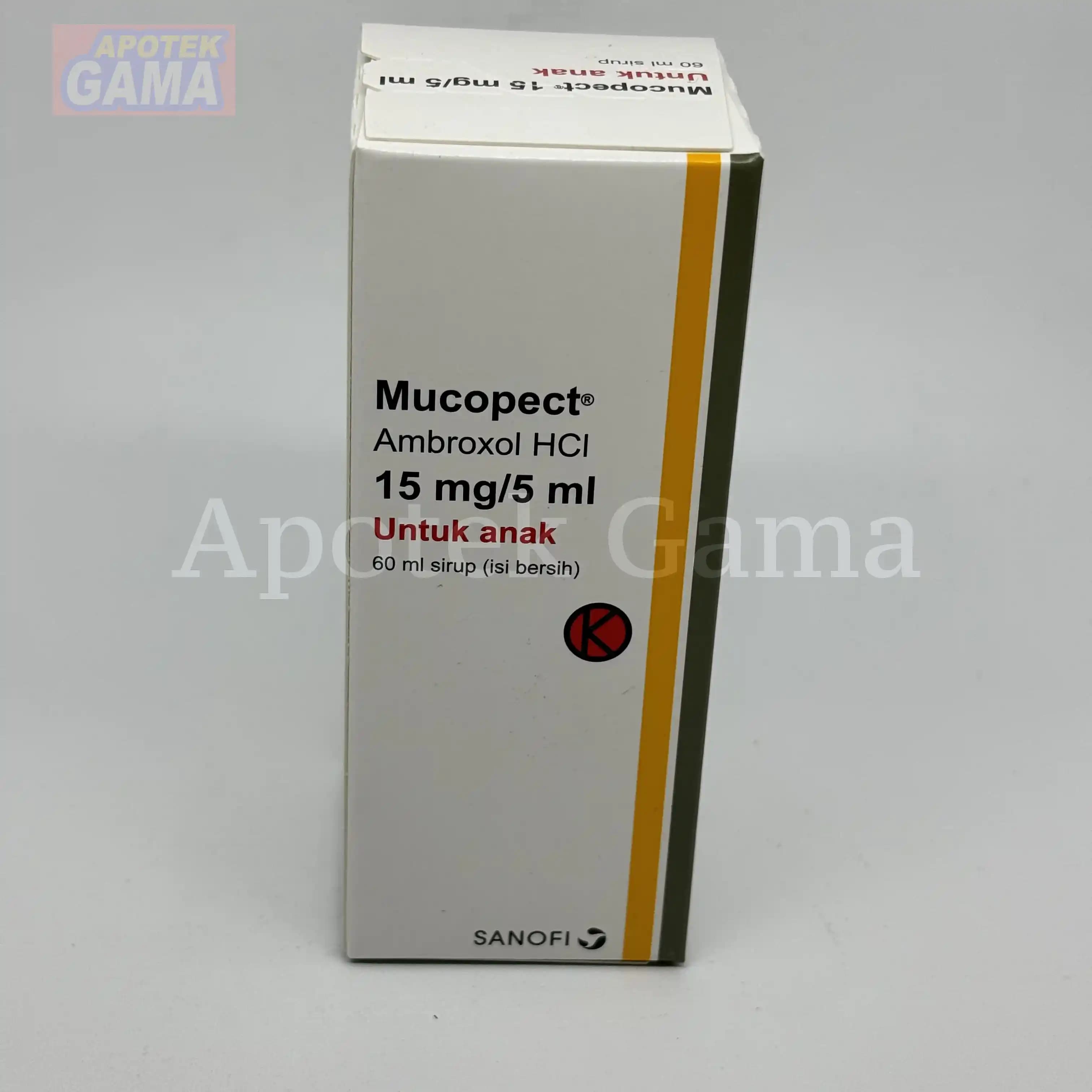 MUCOPECT 15 MG/5 ML SYR 60 ML (PED) 5