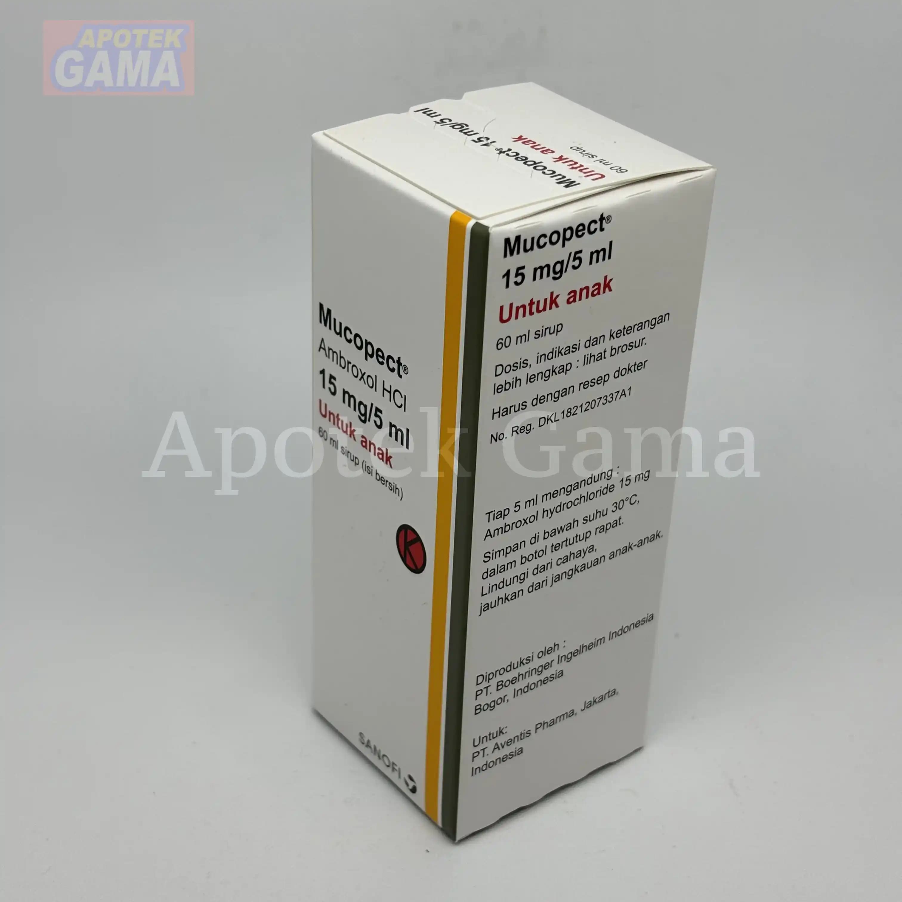 MUCOPECT 15 MG/5 ML SYR 60 ML (PED)