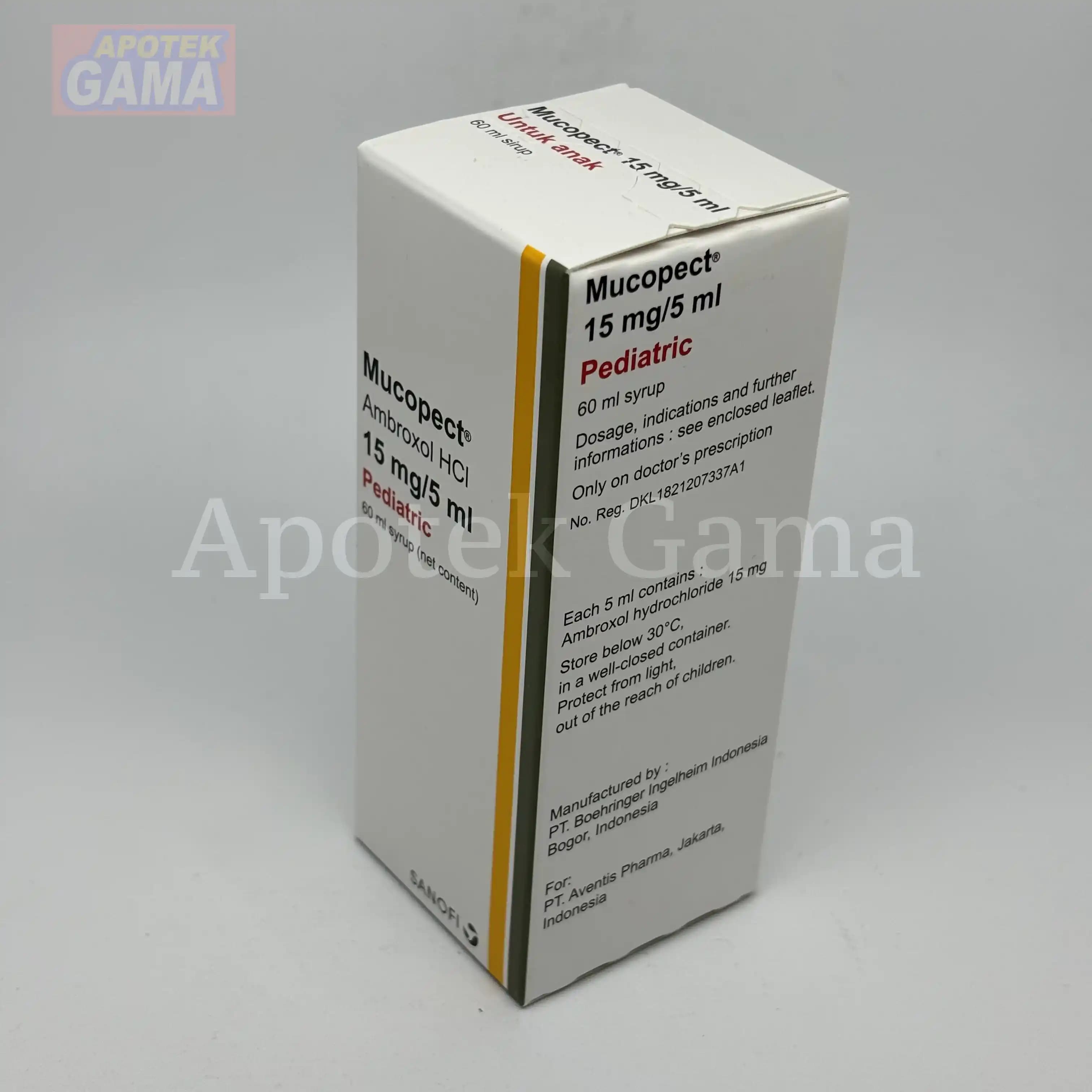 MUCOPECT 15 MG/5 ML SYR 60 ML (PED) 2