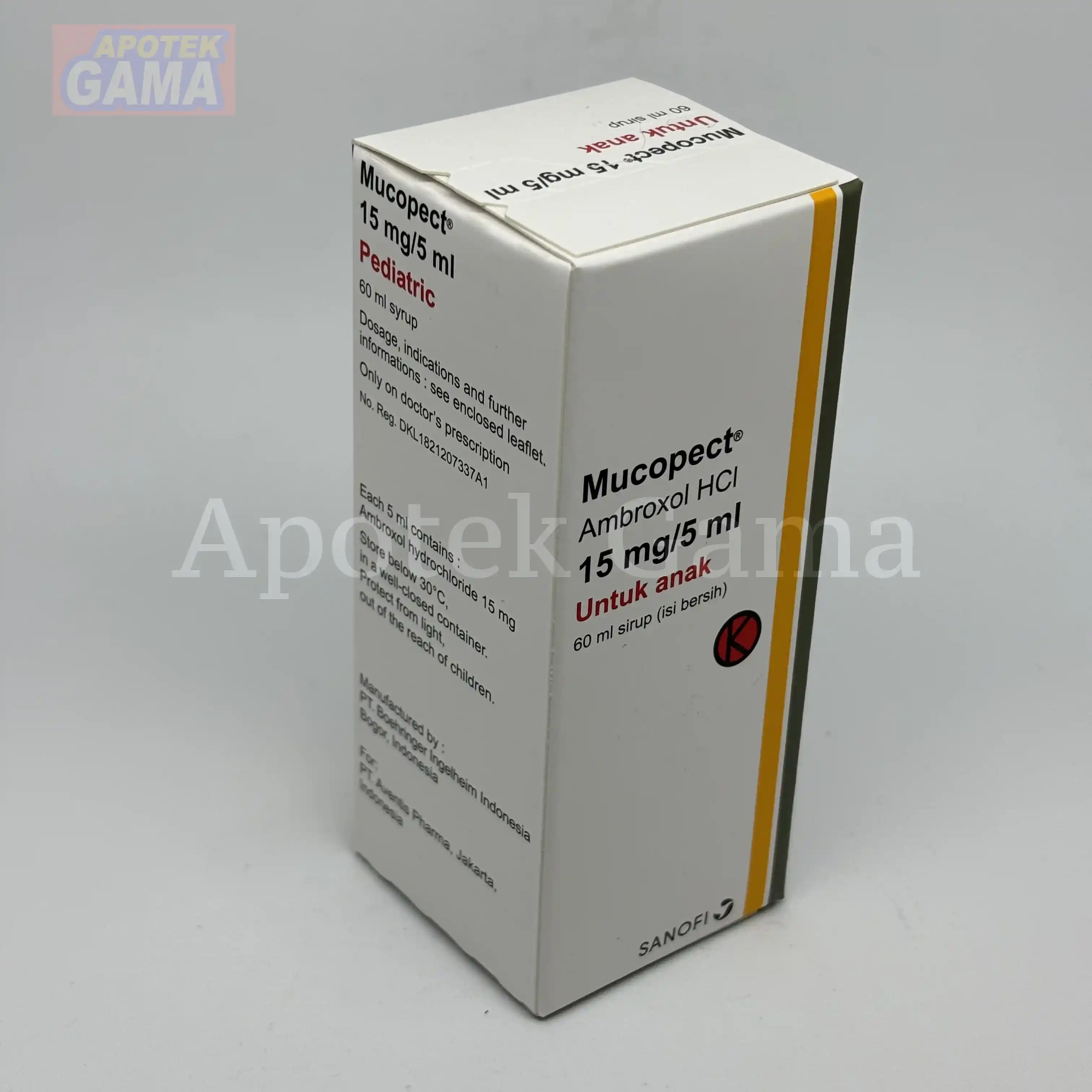 MUCOPECT 15 MG/5 ML SYR 60 ML (PED) 4