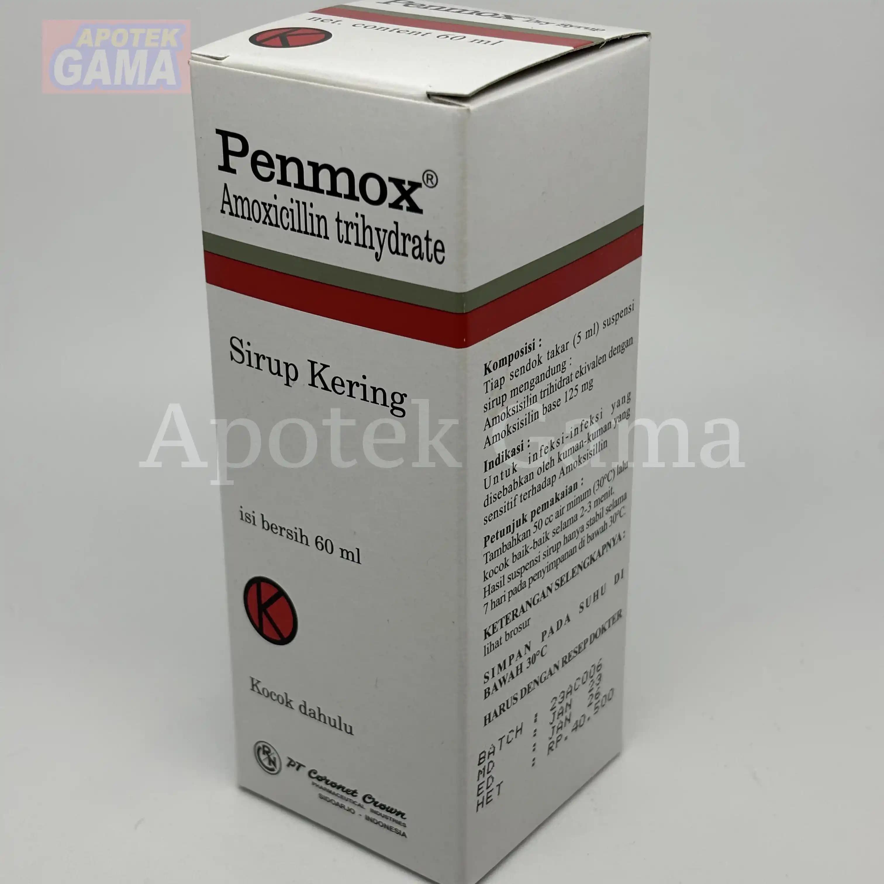 PENMOX DS 125MG 60ML 3