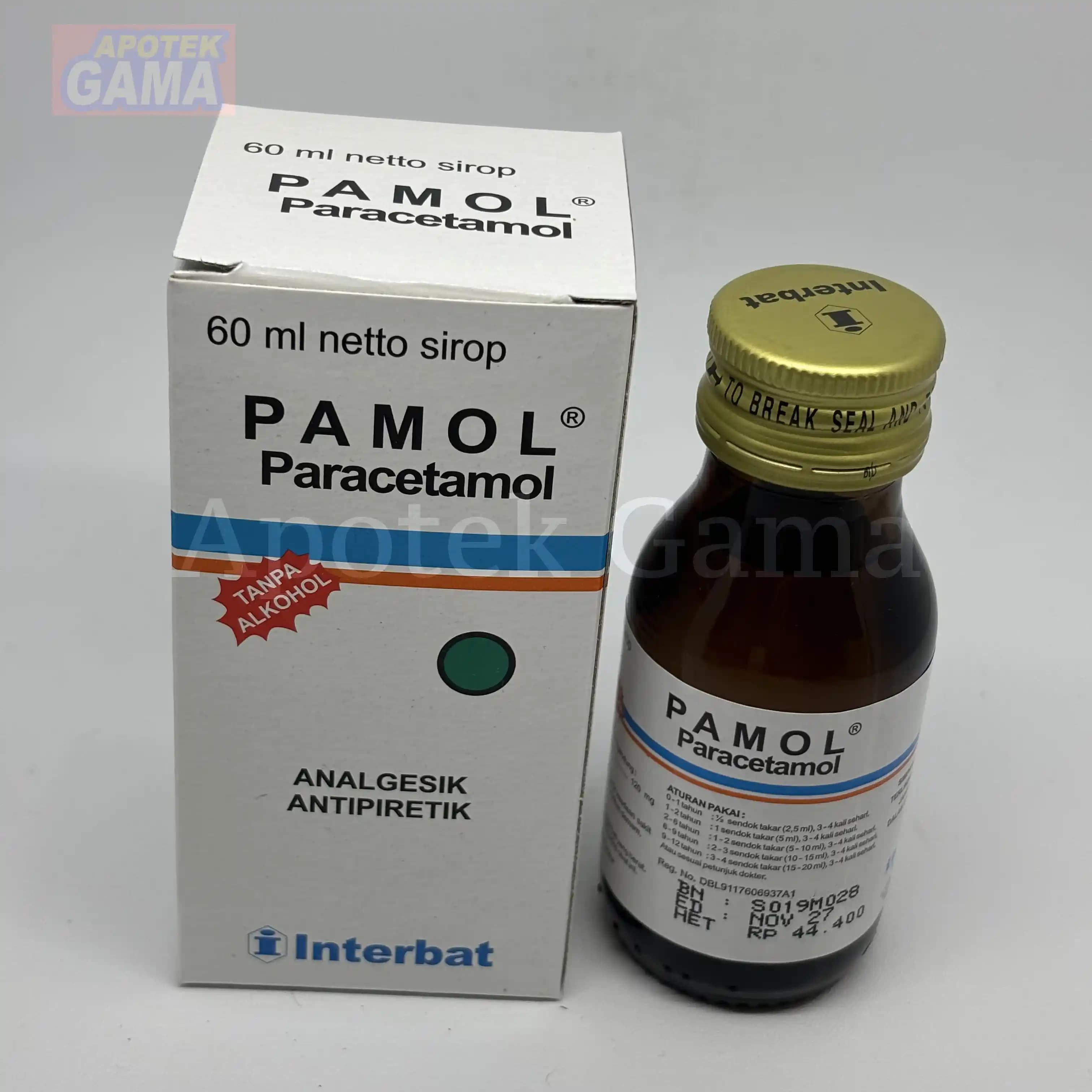 PAMOL SYR 60 ML 4