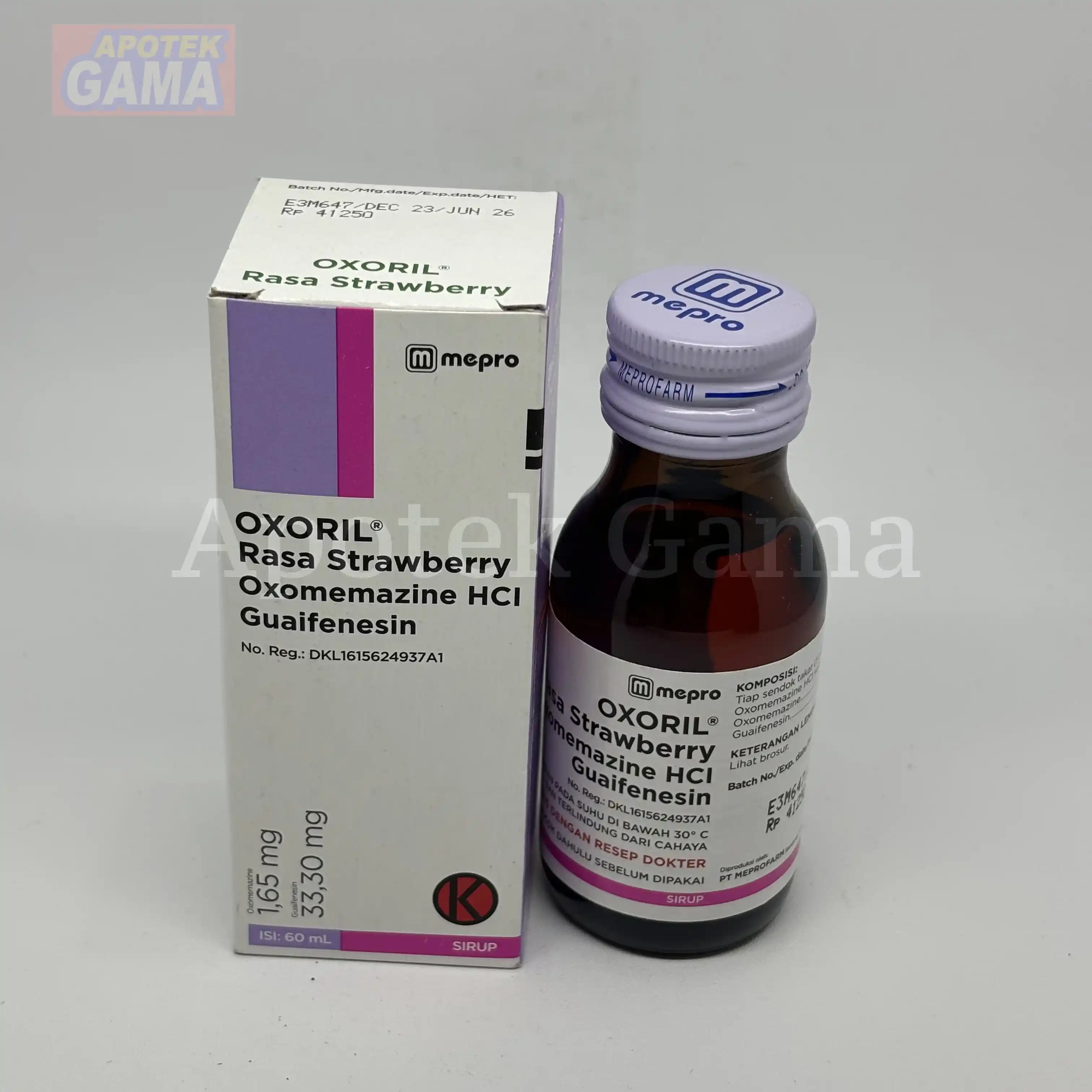 OXORIL SYR STRAWBERRY 60ML 5