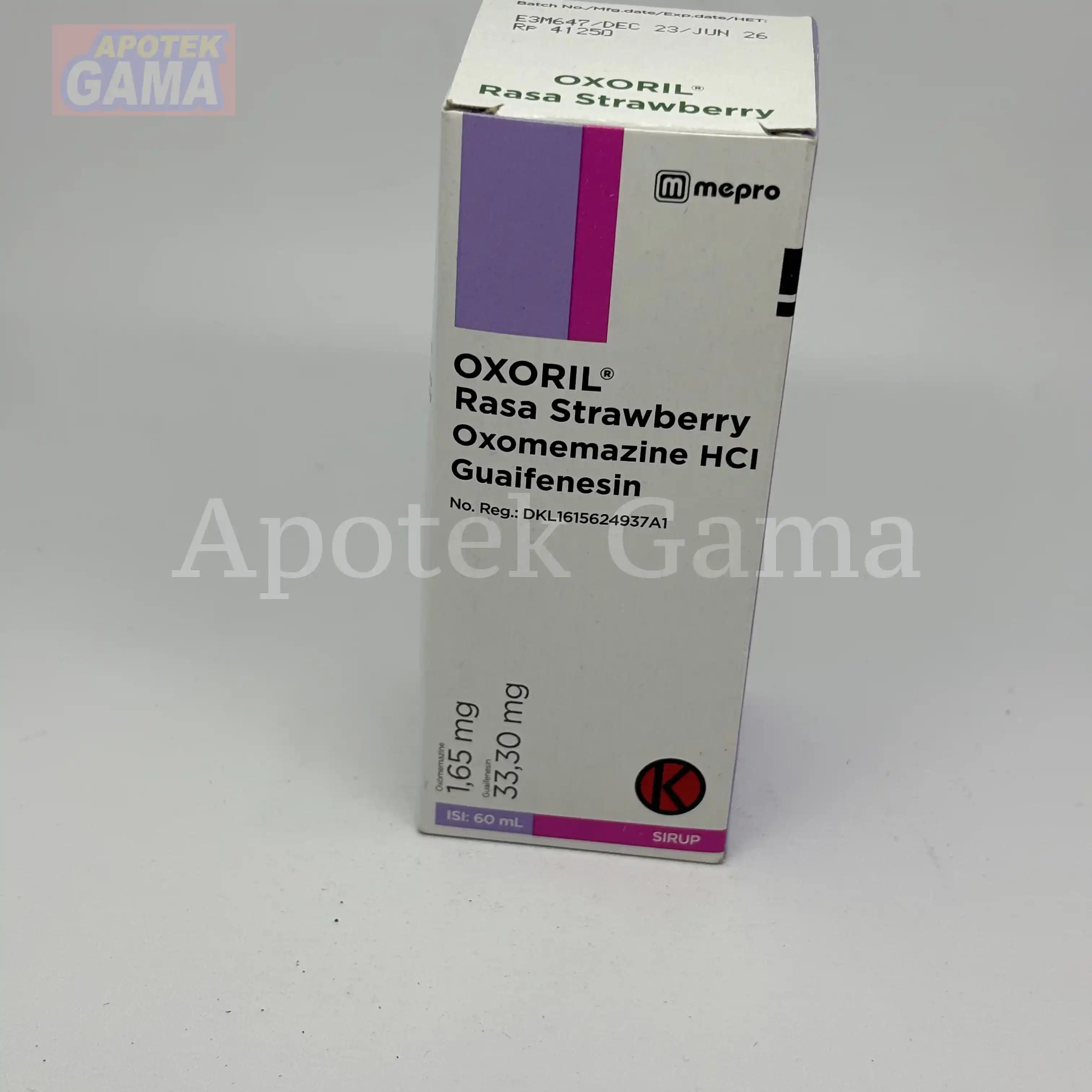OXORIL SYR STRAWBERRY 60ML 3
