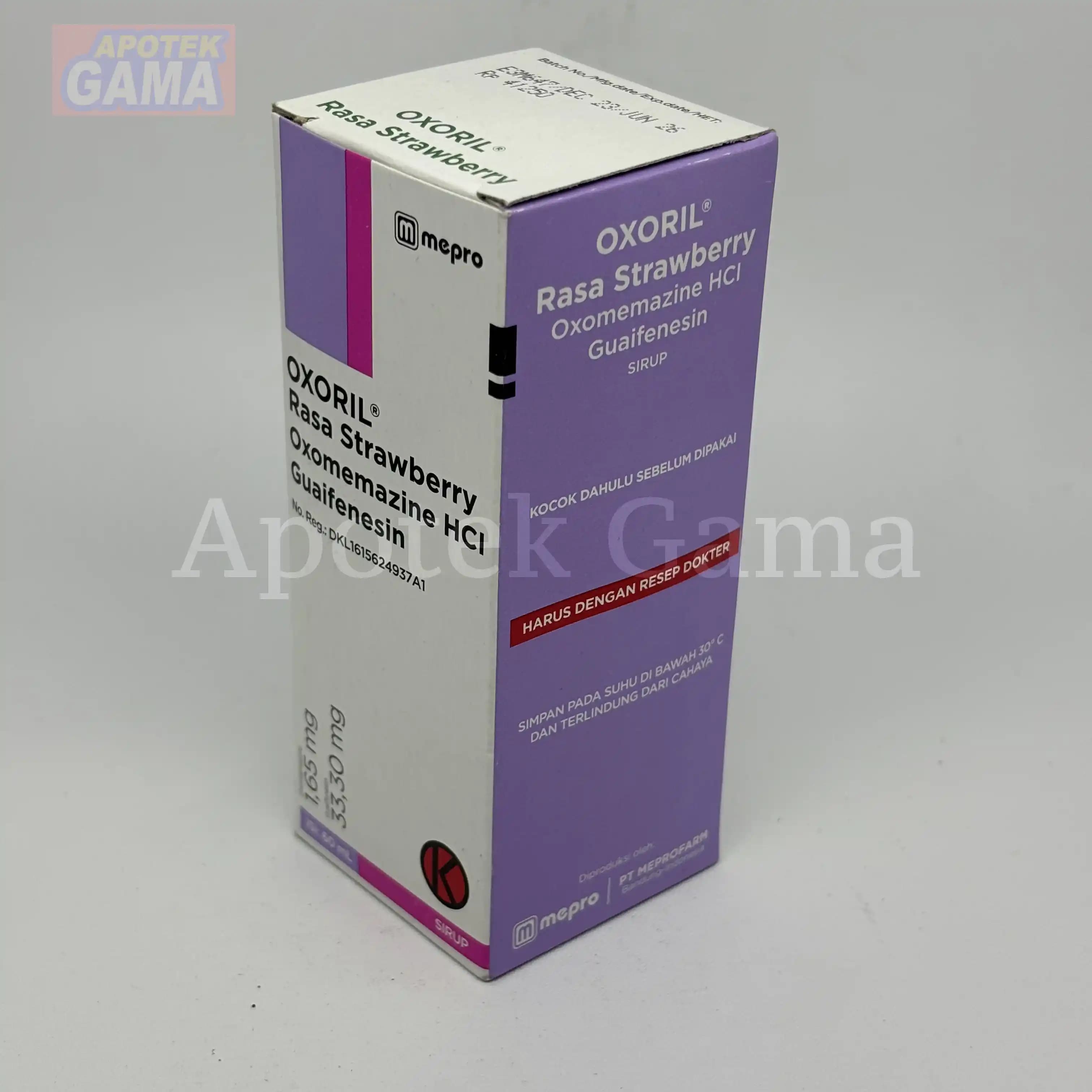 OXORIL SYR STRAWBERRY 60ML