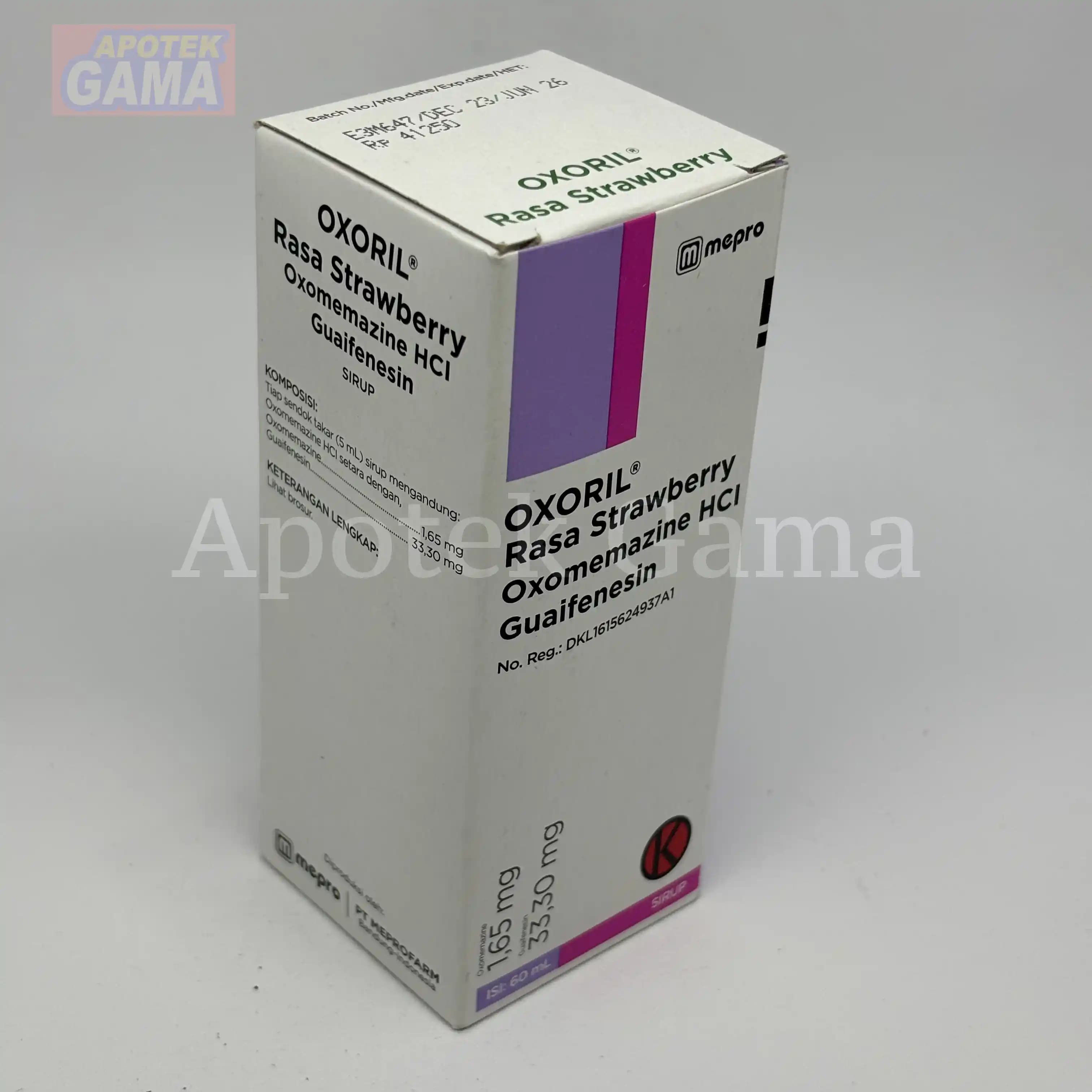 OXORIL SYR STRAWBERRY 60ML 4