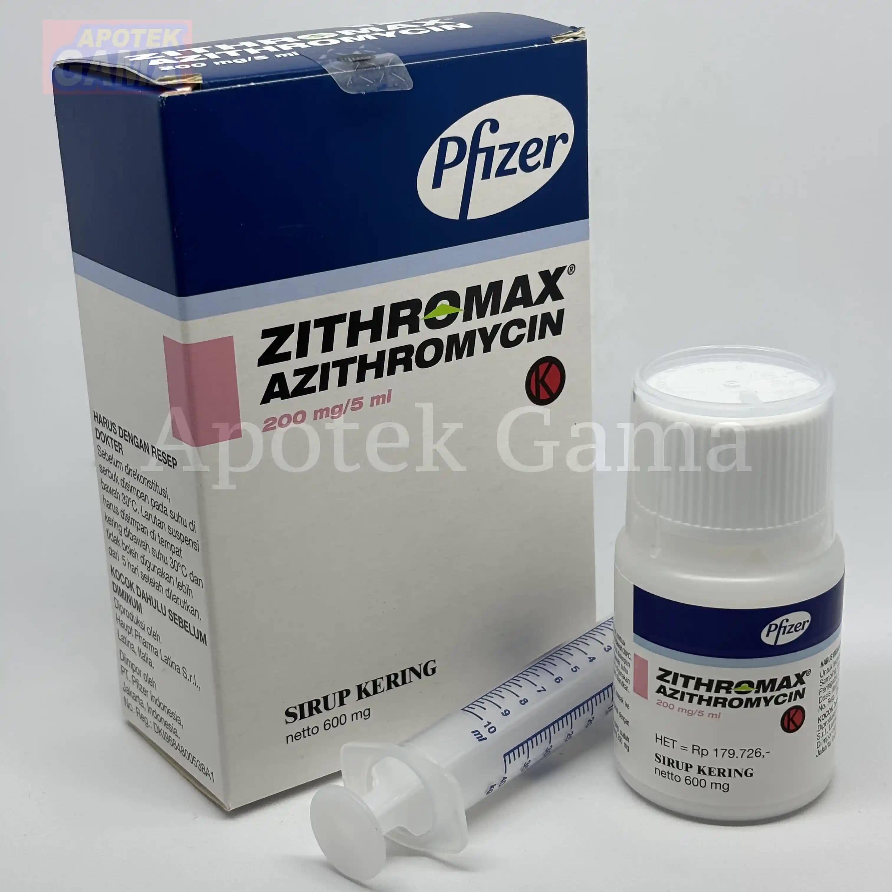 ZITHROMAX DS 200 MG/ 5 ML 3