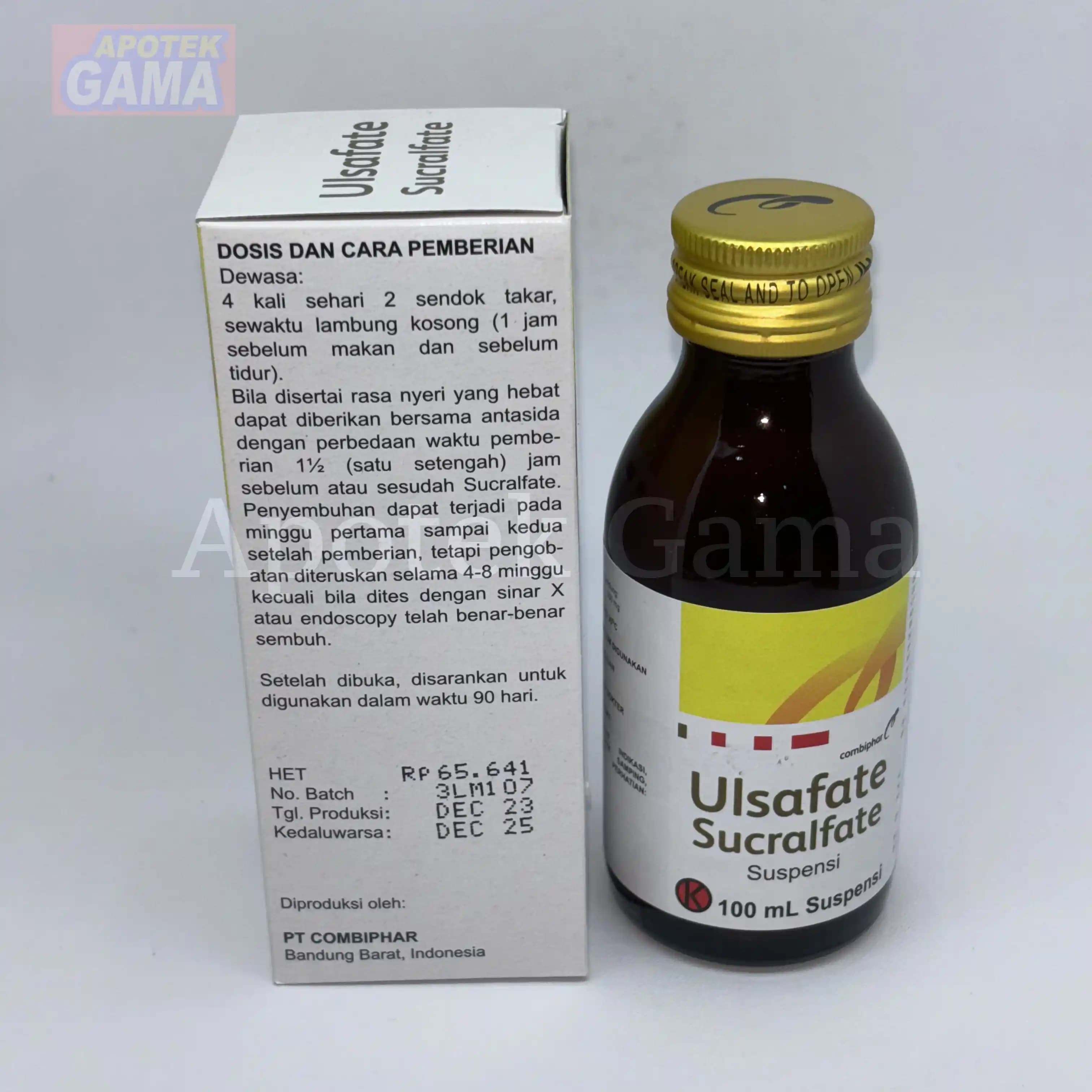 ULSAFATE SYR 100 ML 5