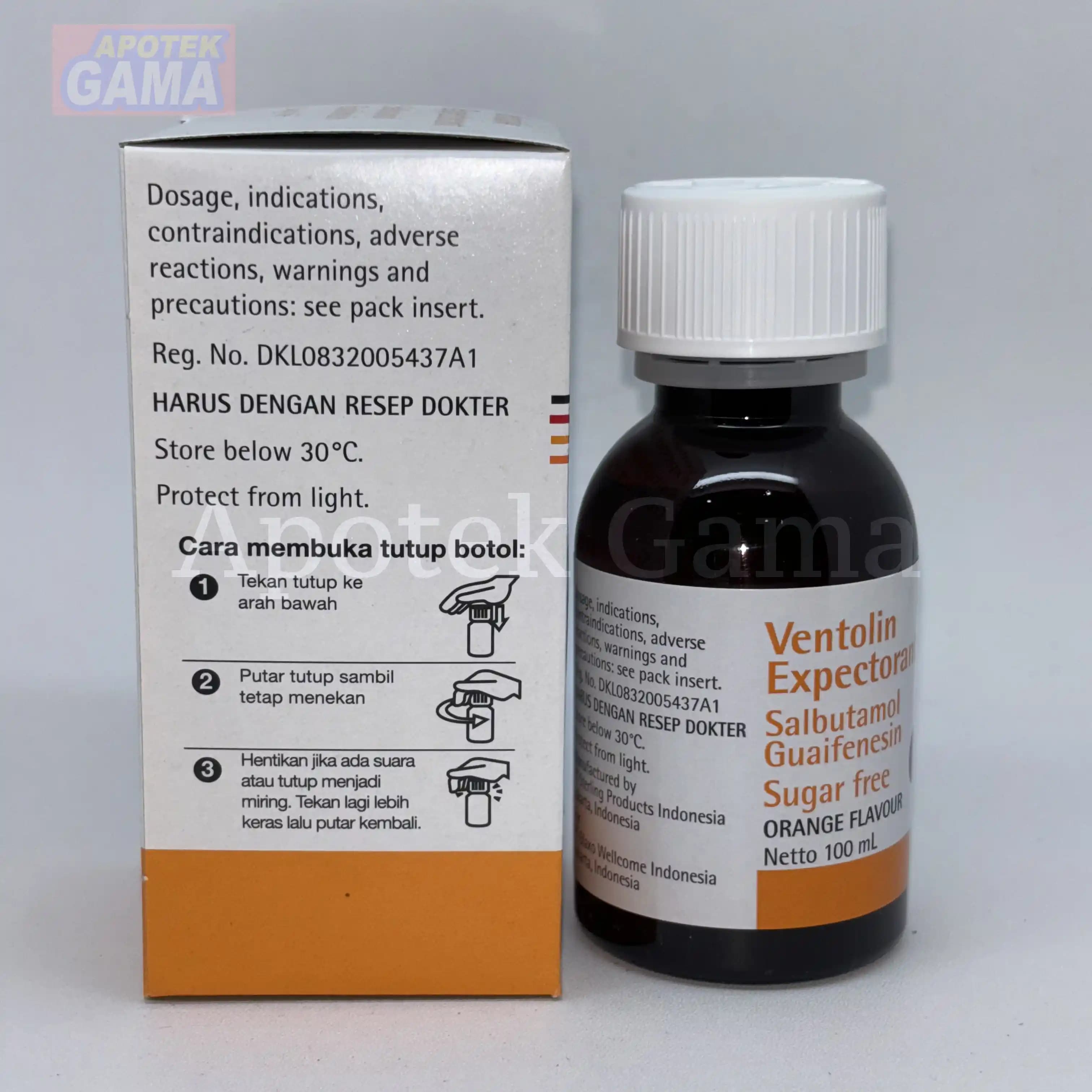 VENTOLIN EXP SYR 100 ML 3