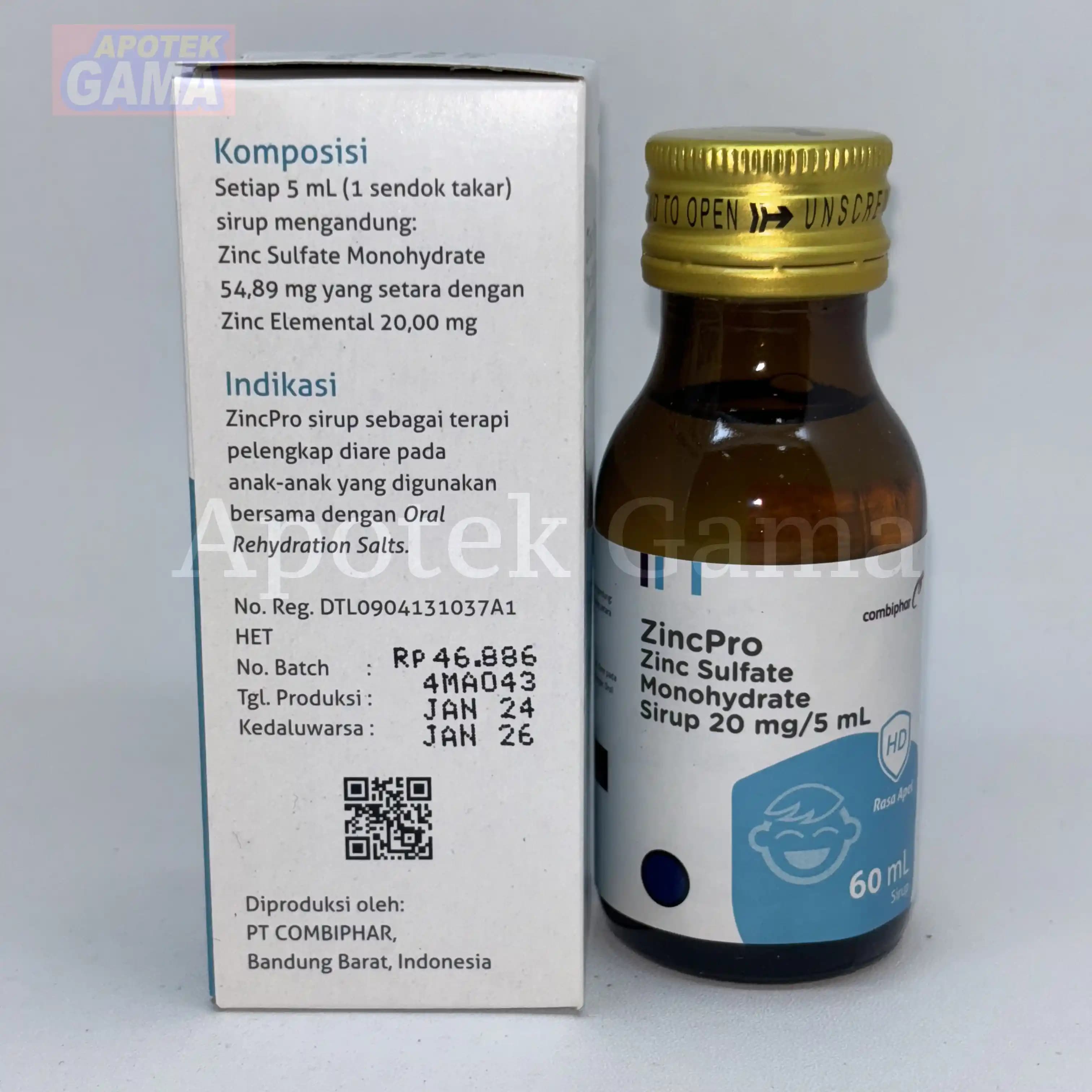 ZINCPRO SYR 60 ML 3