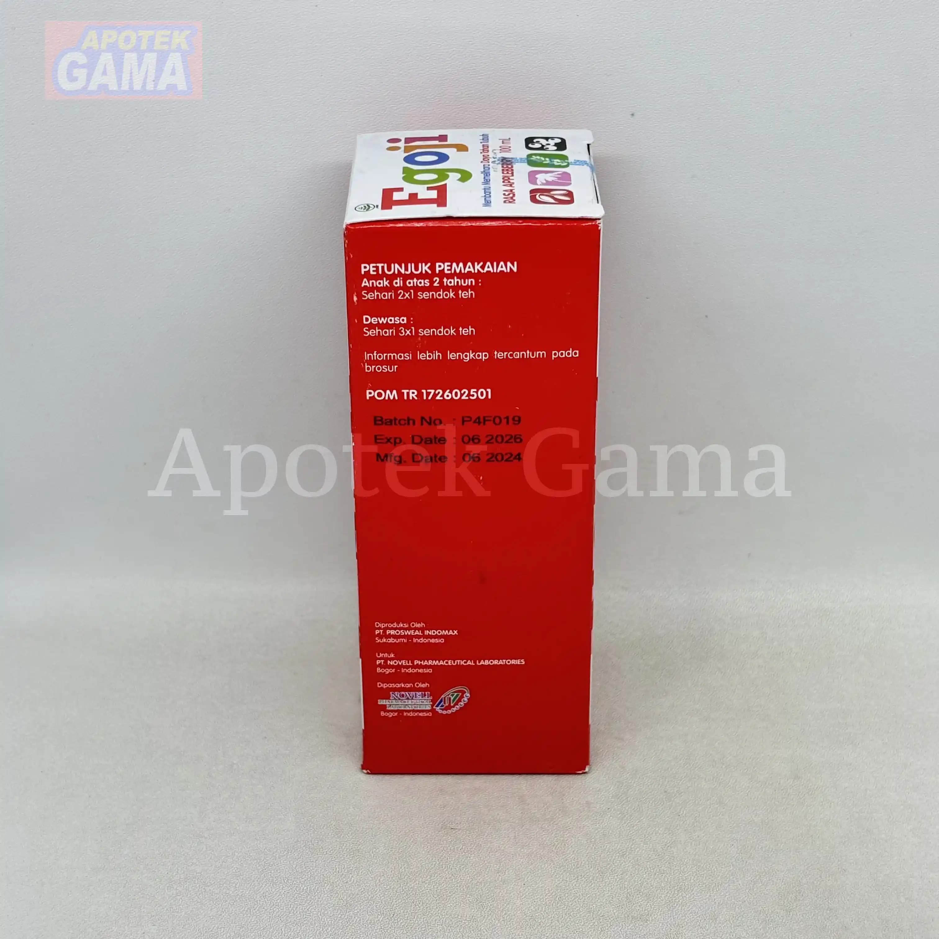 EGOJI SIRUP APPLE BERRY 100 ML 4