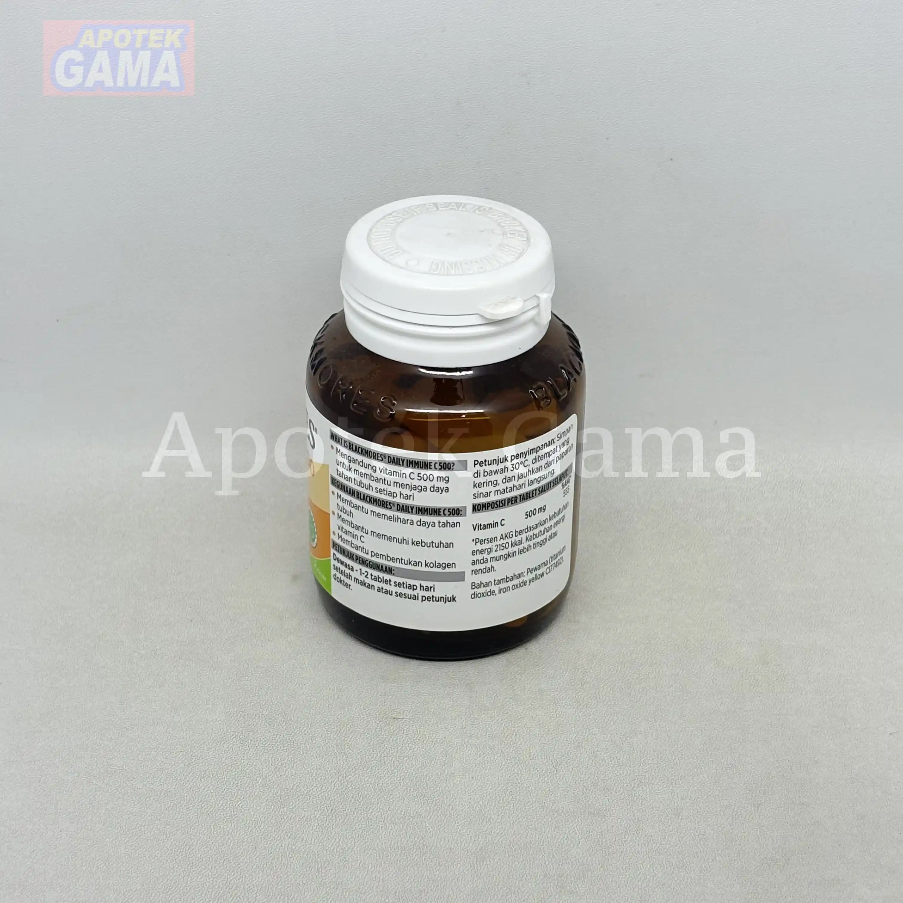 BLACKMORES DAILY IMMUNE C 500 60 S 3