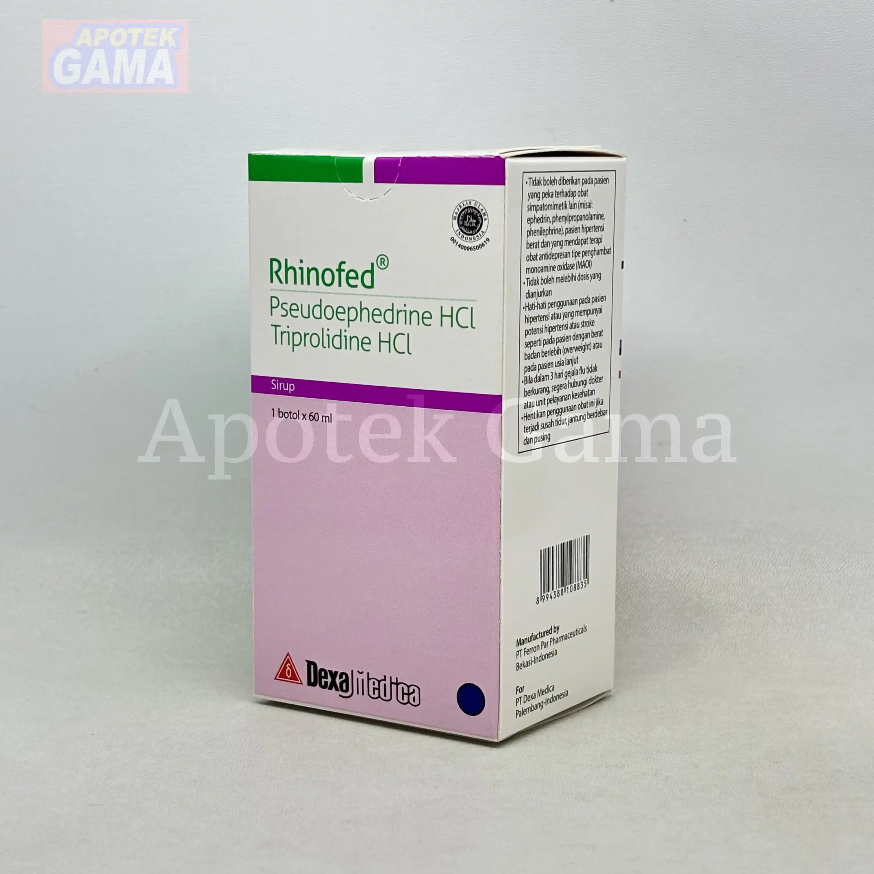 RHINOFED SYR 60 ML  5